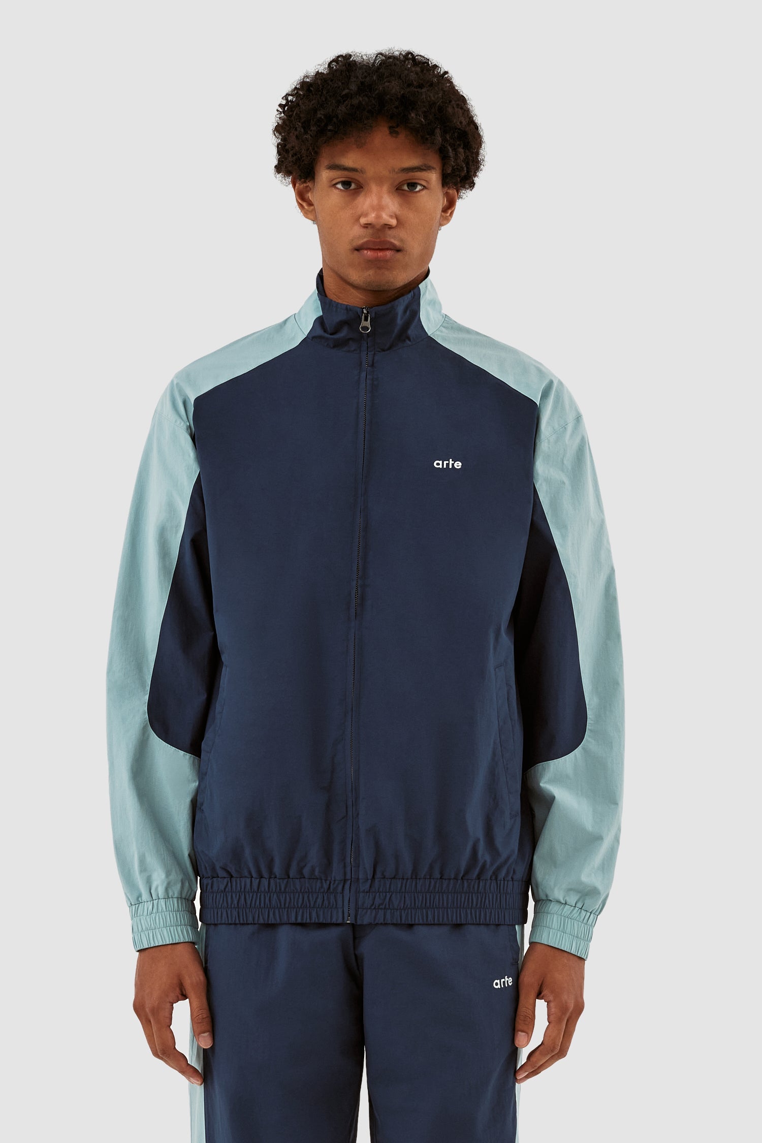 Veste Jordan Colorblock - Marine/Bleu clair