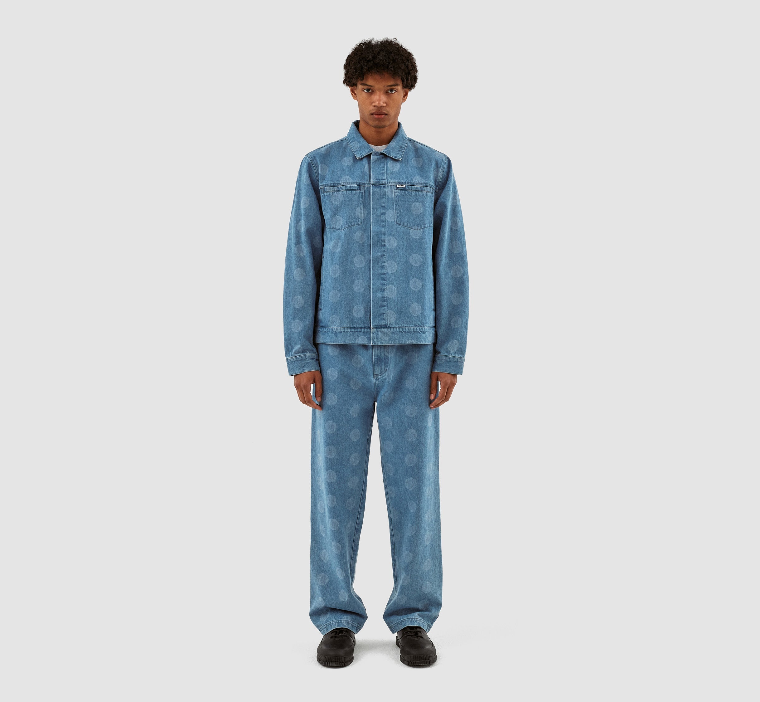 Veste Jackson Dots Fade - Bleach Denim