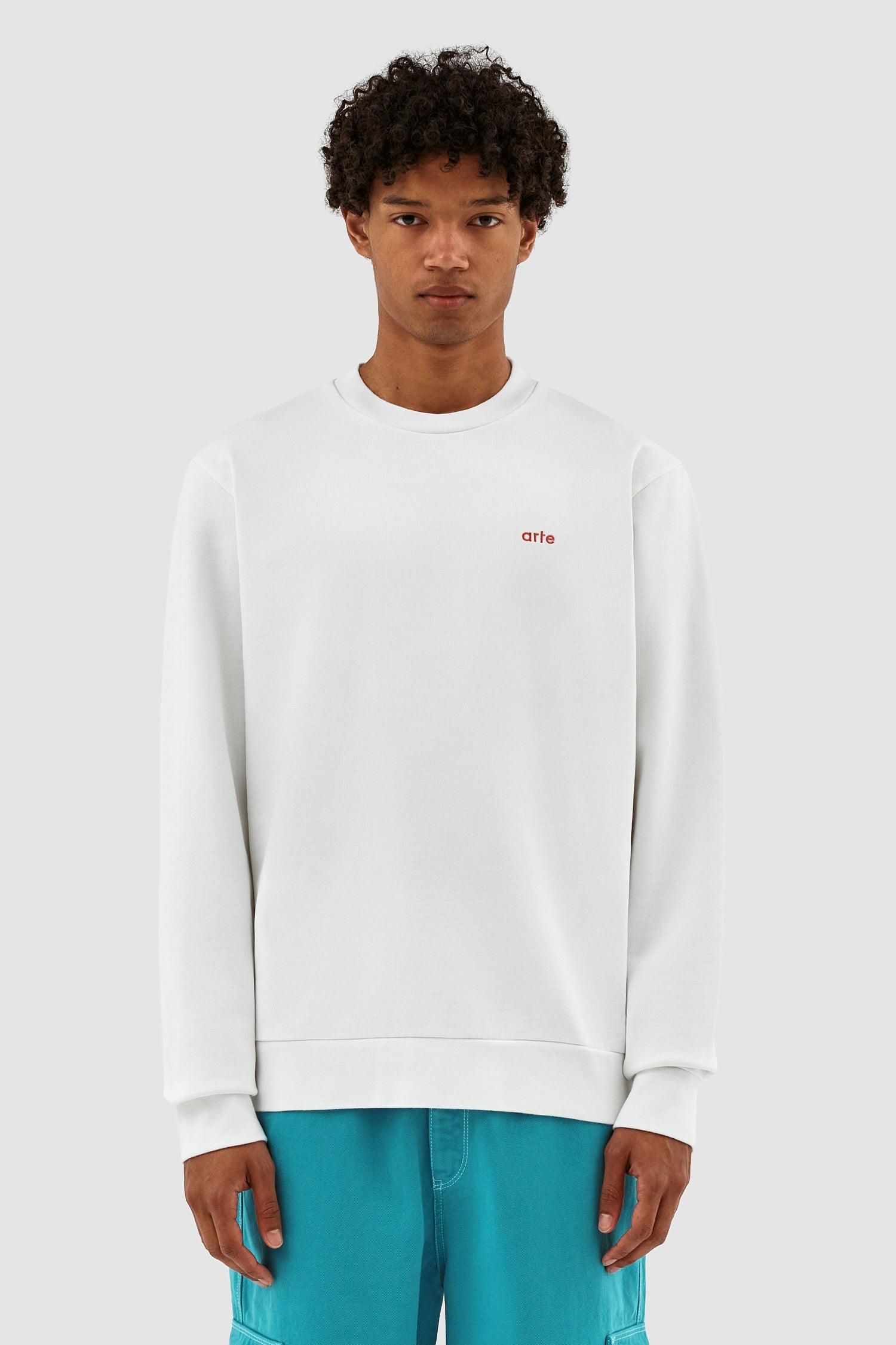 Conrad Back Print Crewneck - Blanc