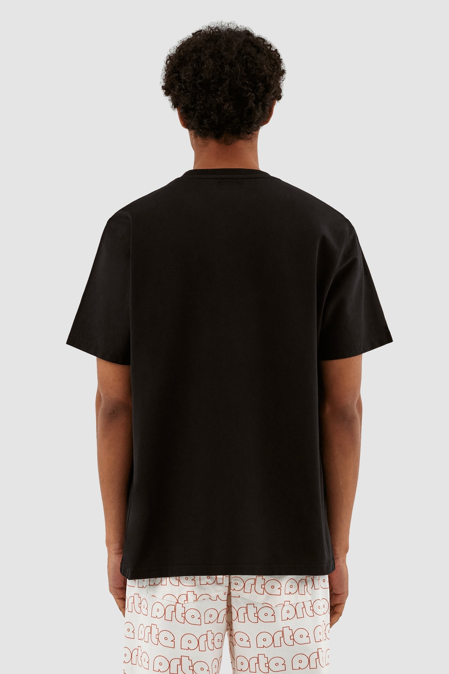 Taut Embroi Heart Logo T-shirt - Noir