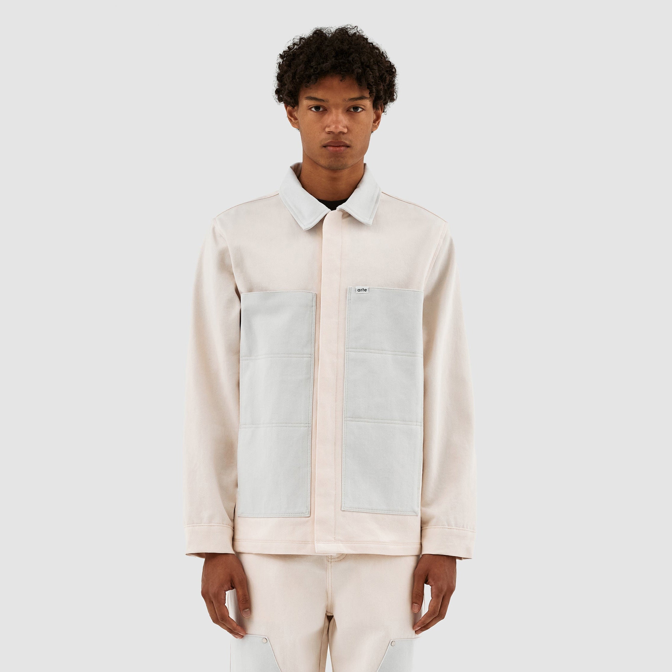 Veste Jones Colorblock - Crème/Nimbus Cloud