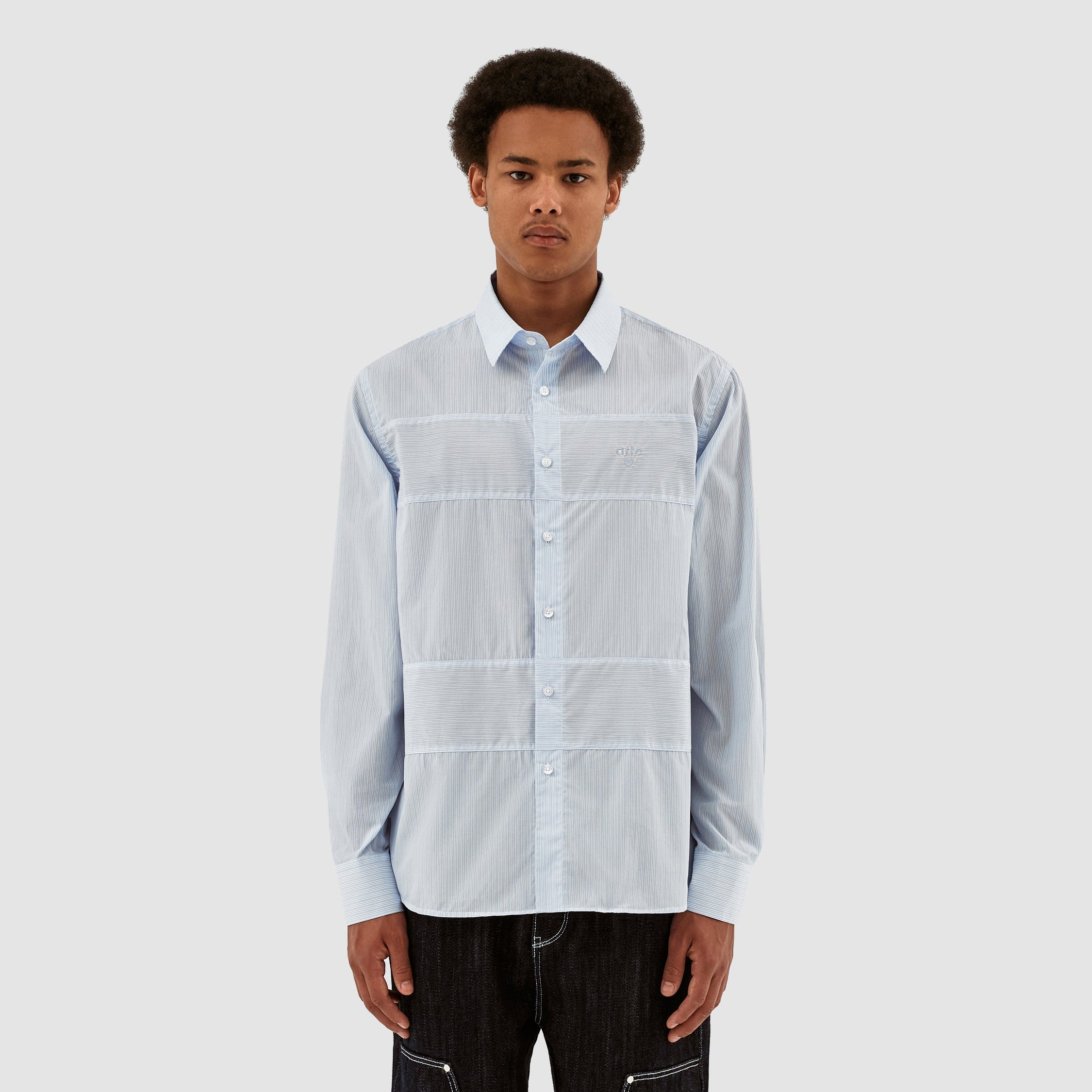 Logo Stockton - Blanc/Bleu clair