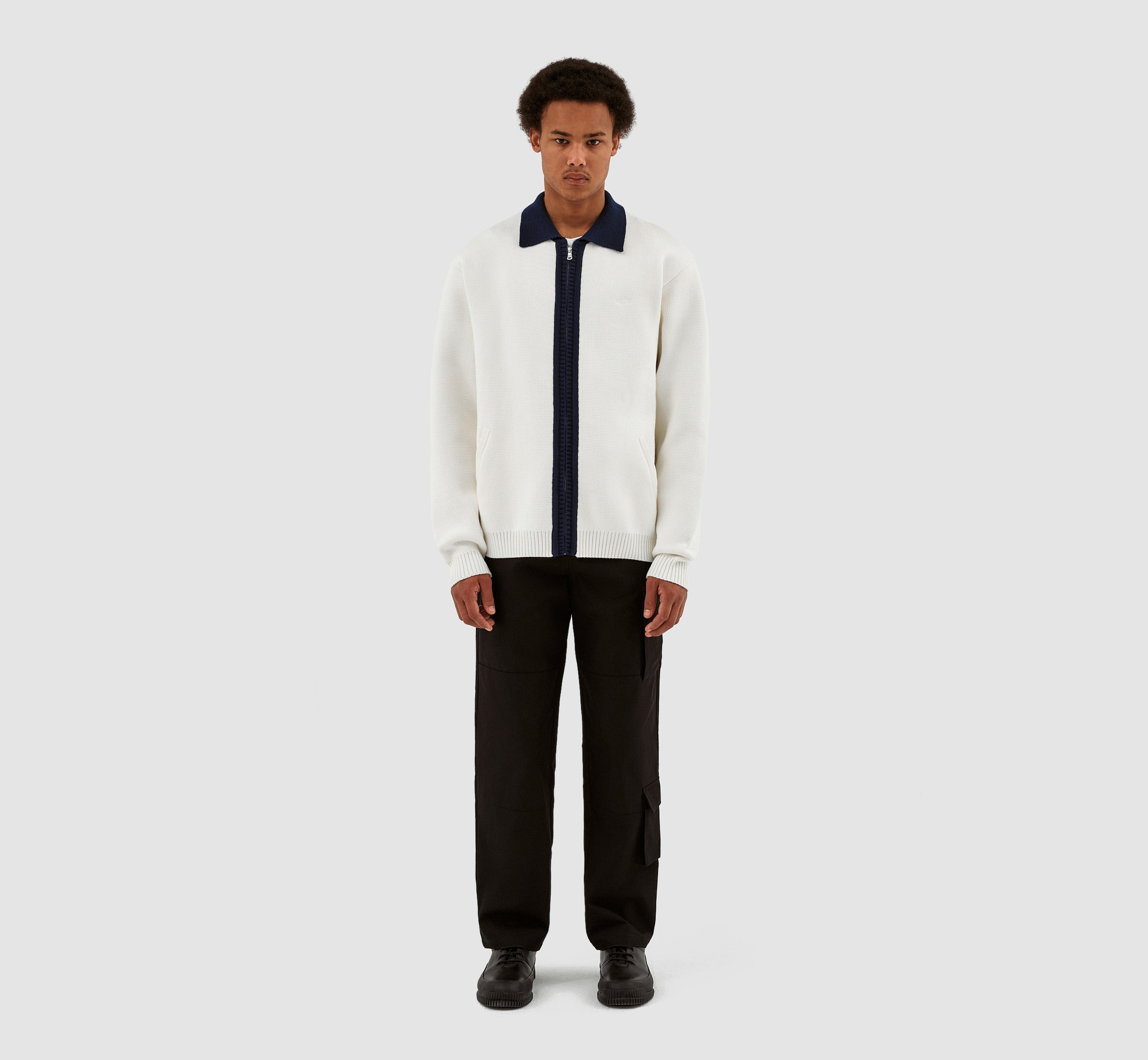 Cardigan Keler Conrast - Blanc