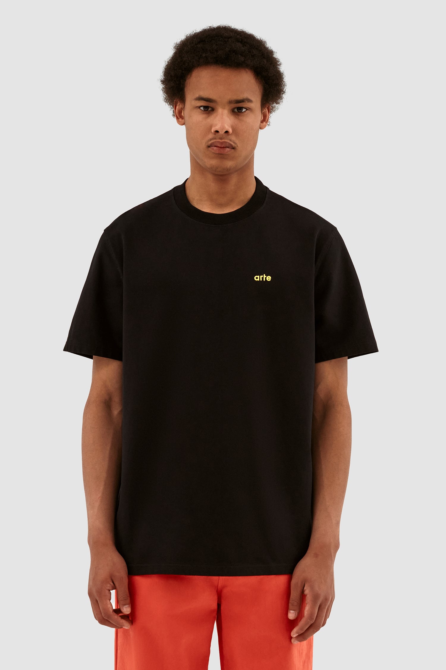 T-shirt imprimé Y de Taut Back - Noir