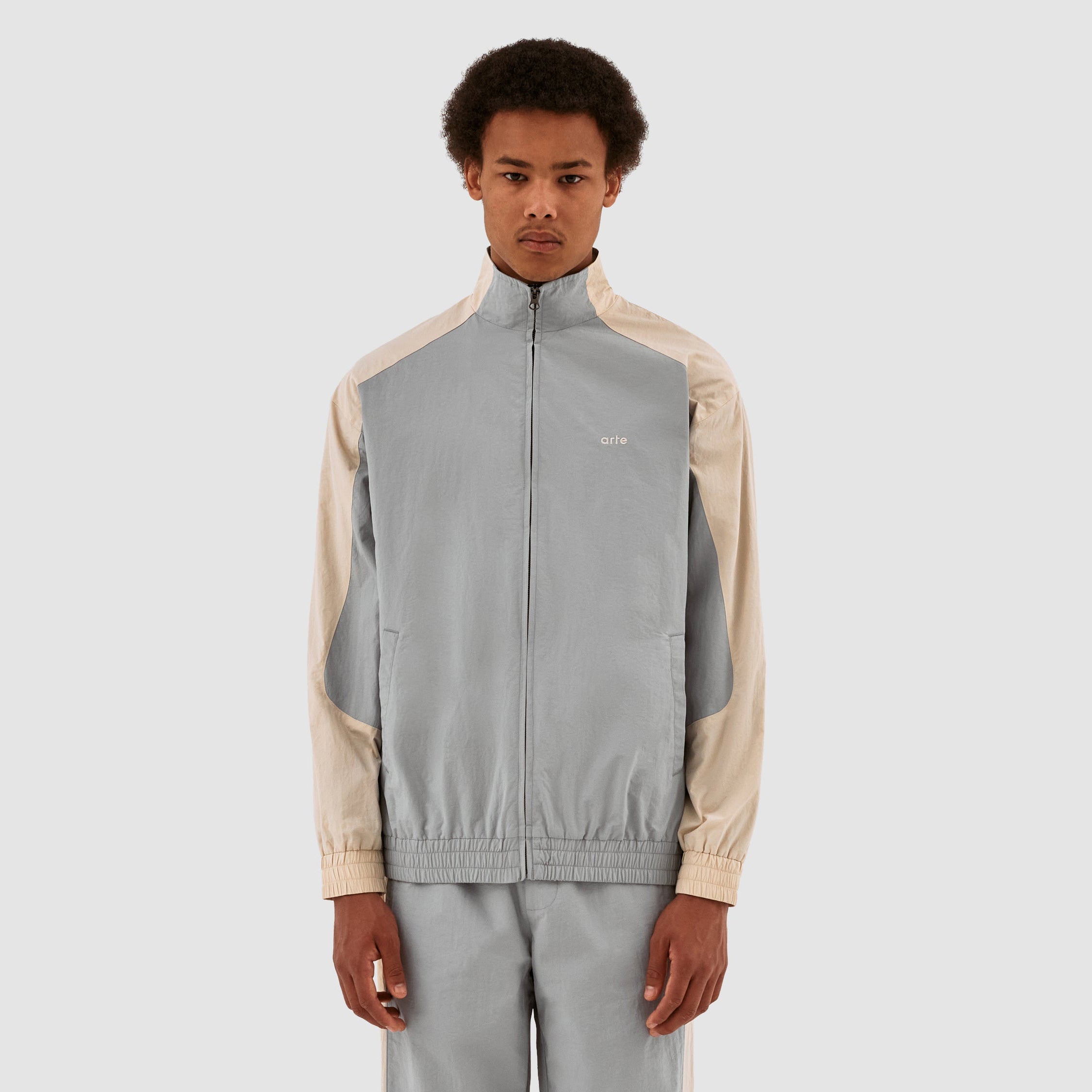 Veste Jordan Colorblock - Crème/Gris