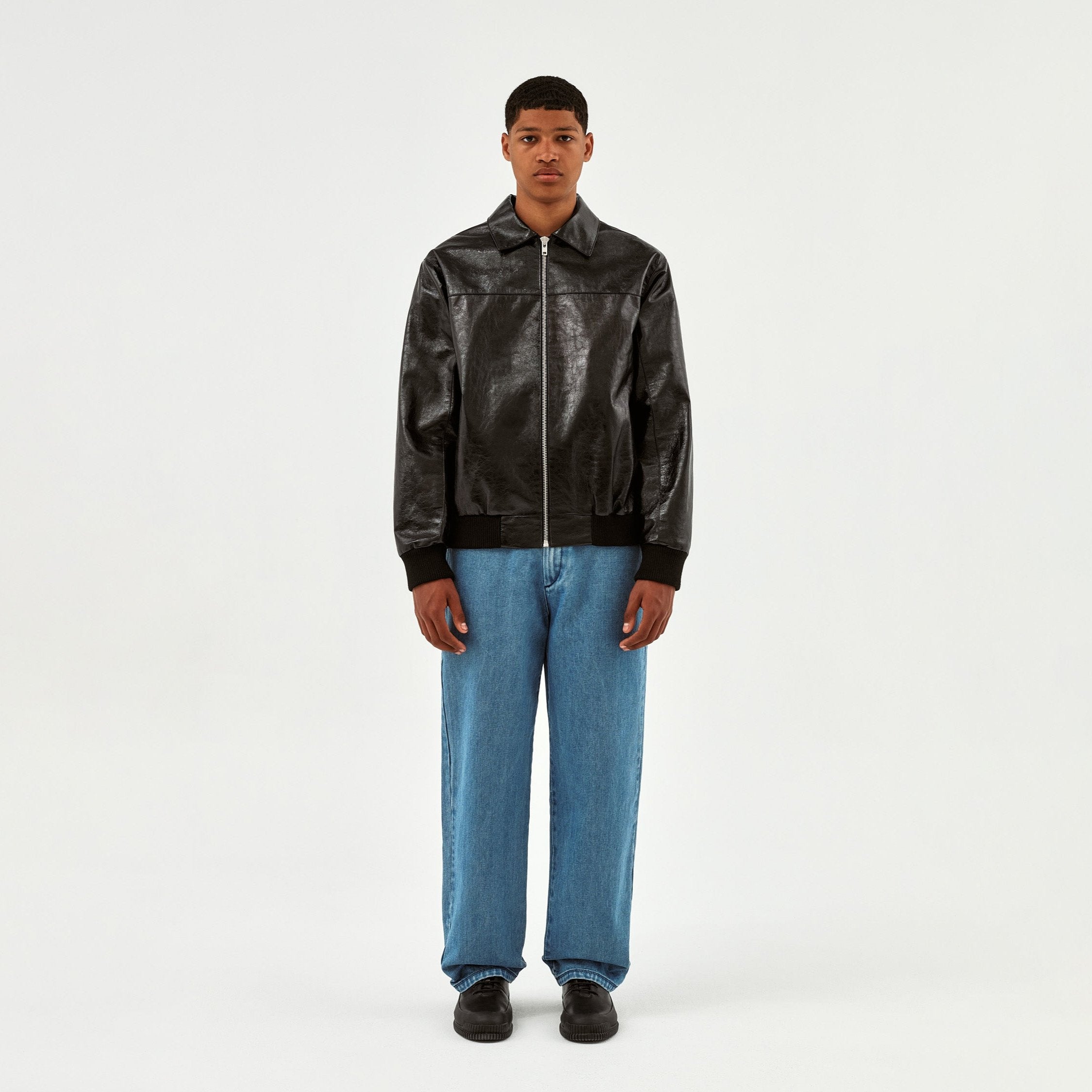 Veste brevetée Jonah - Noir