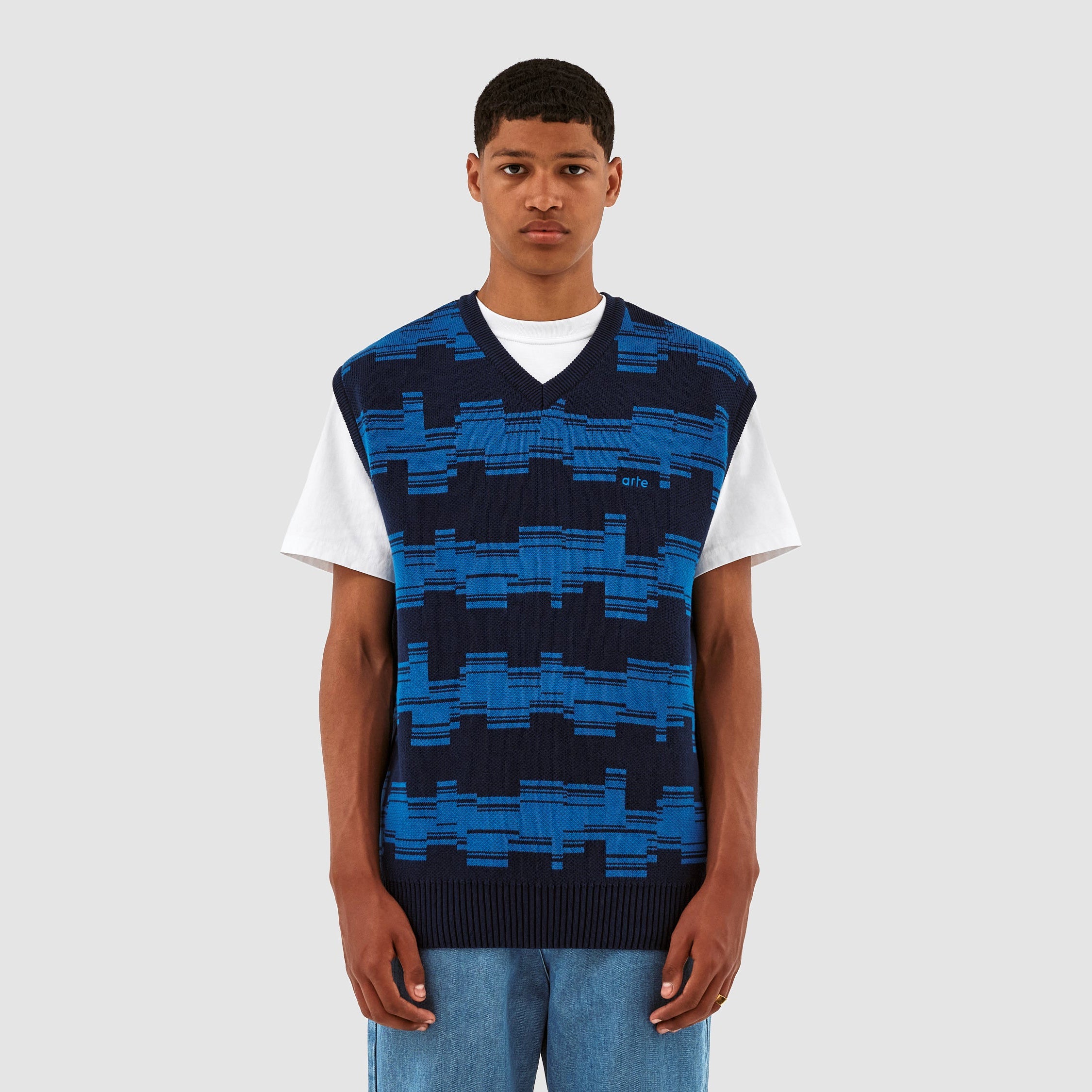 Tricot Karl Tertis - Marine/Bleu