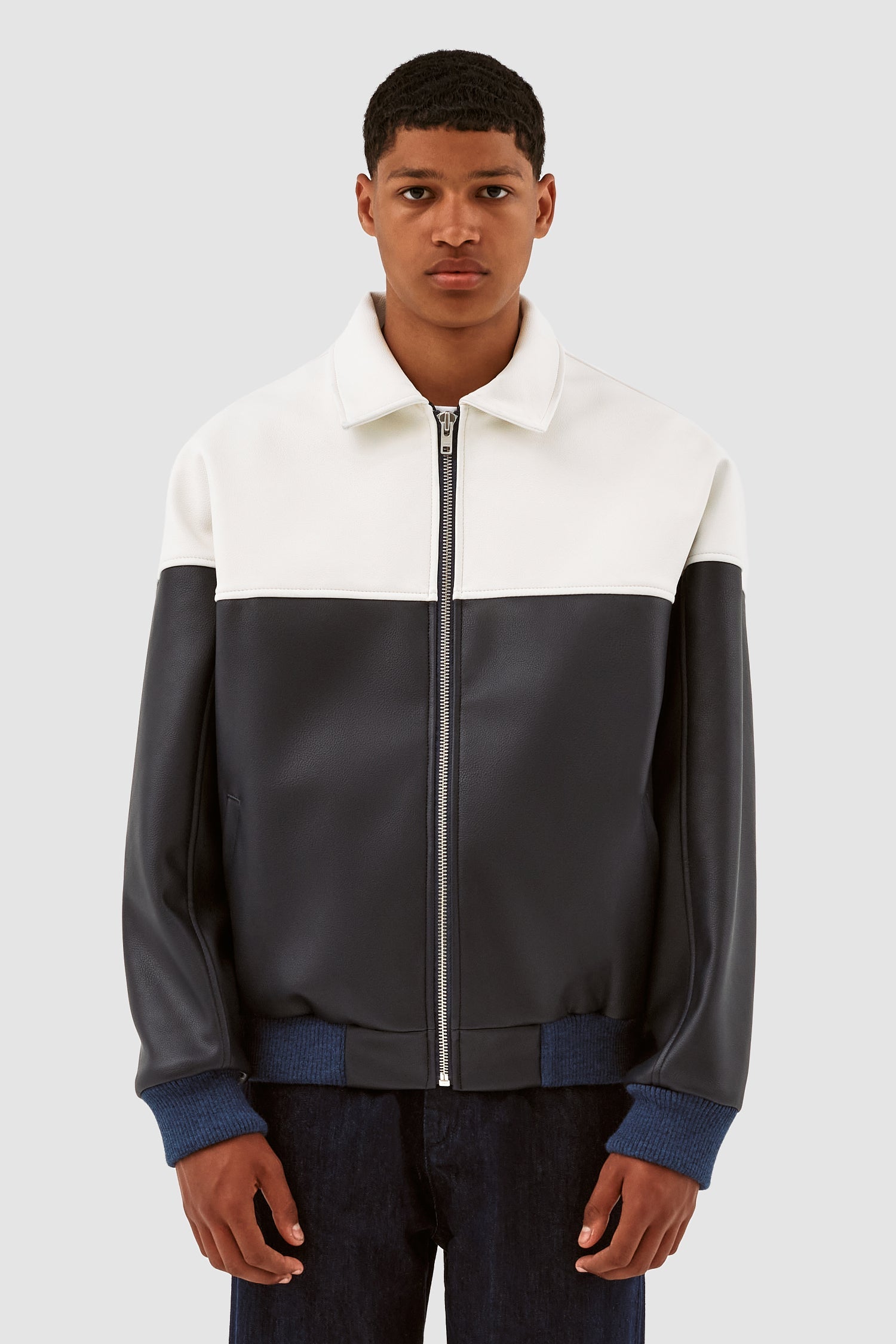Veste Jonah Colorblock - Blanc/Marine