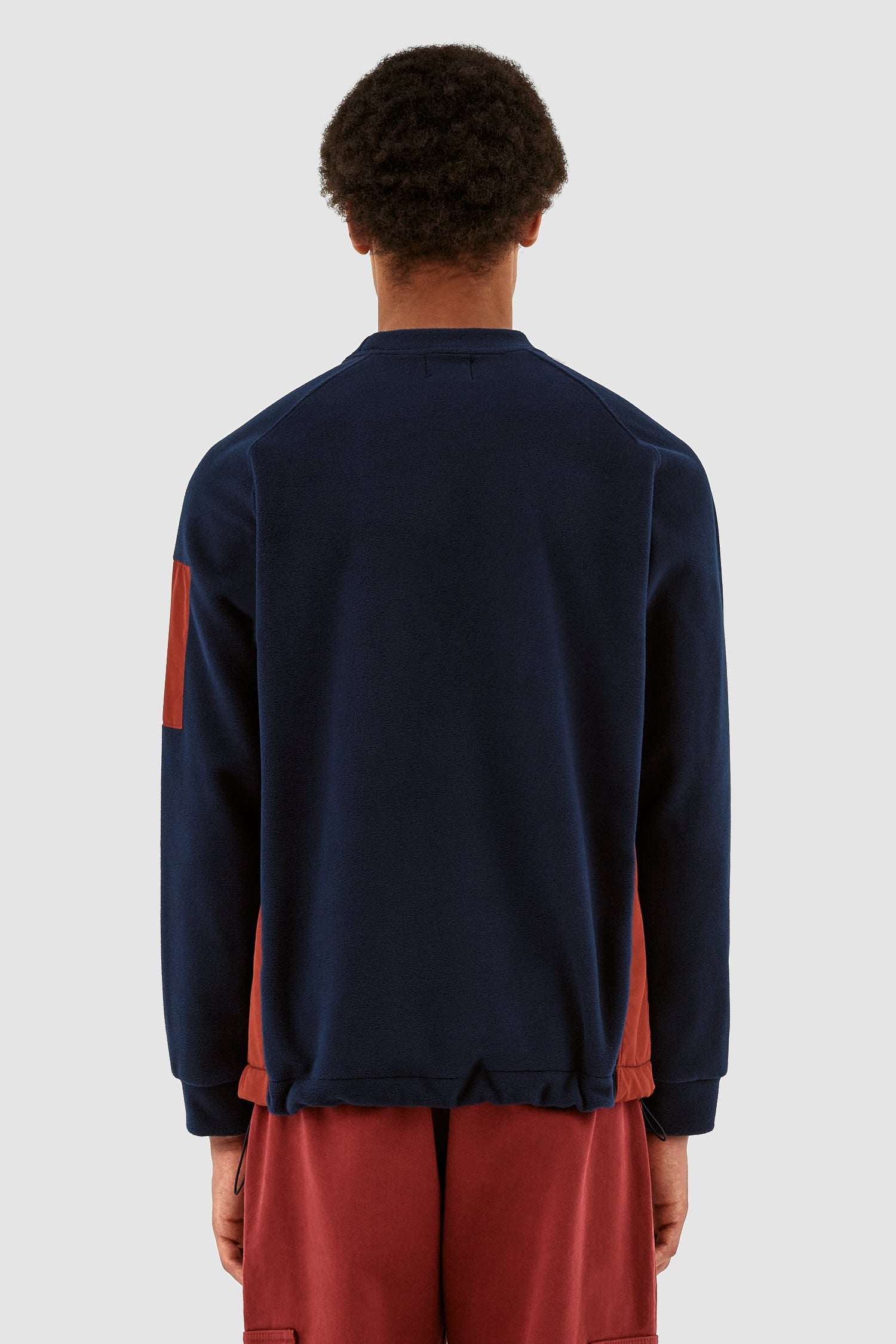 Cooper Crewneck - Marine/Bordeaux