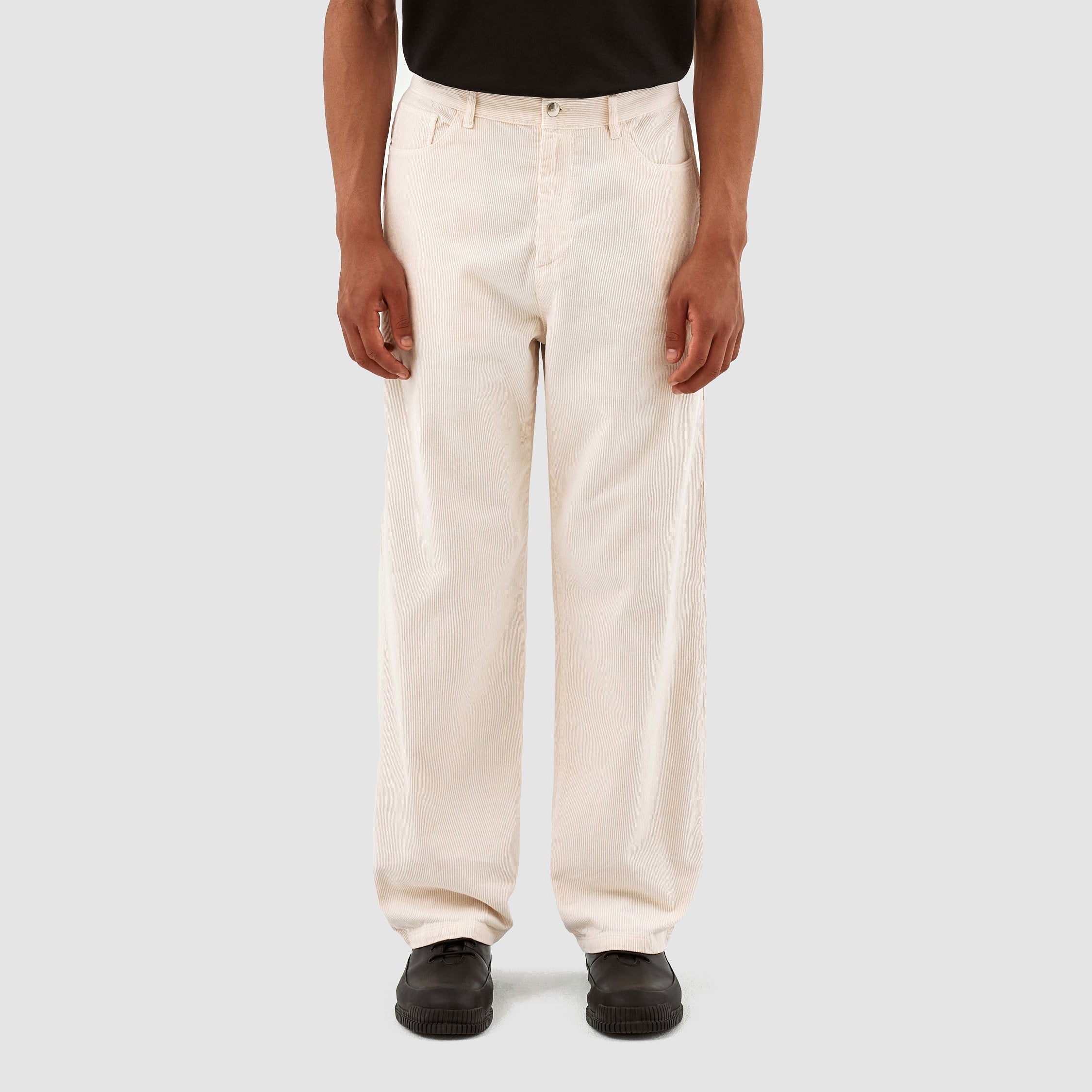 Pantalon en velours côtelé Perry - Crème