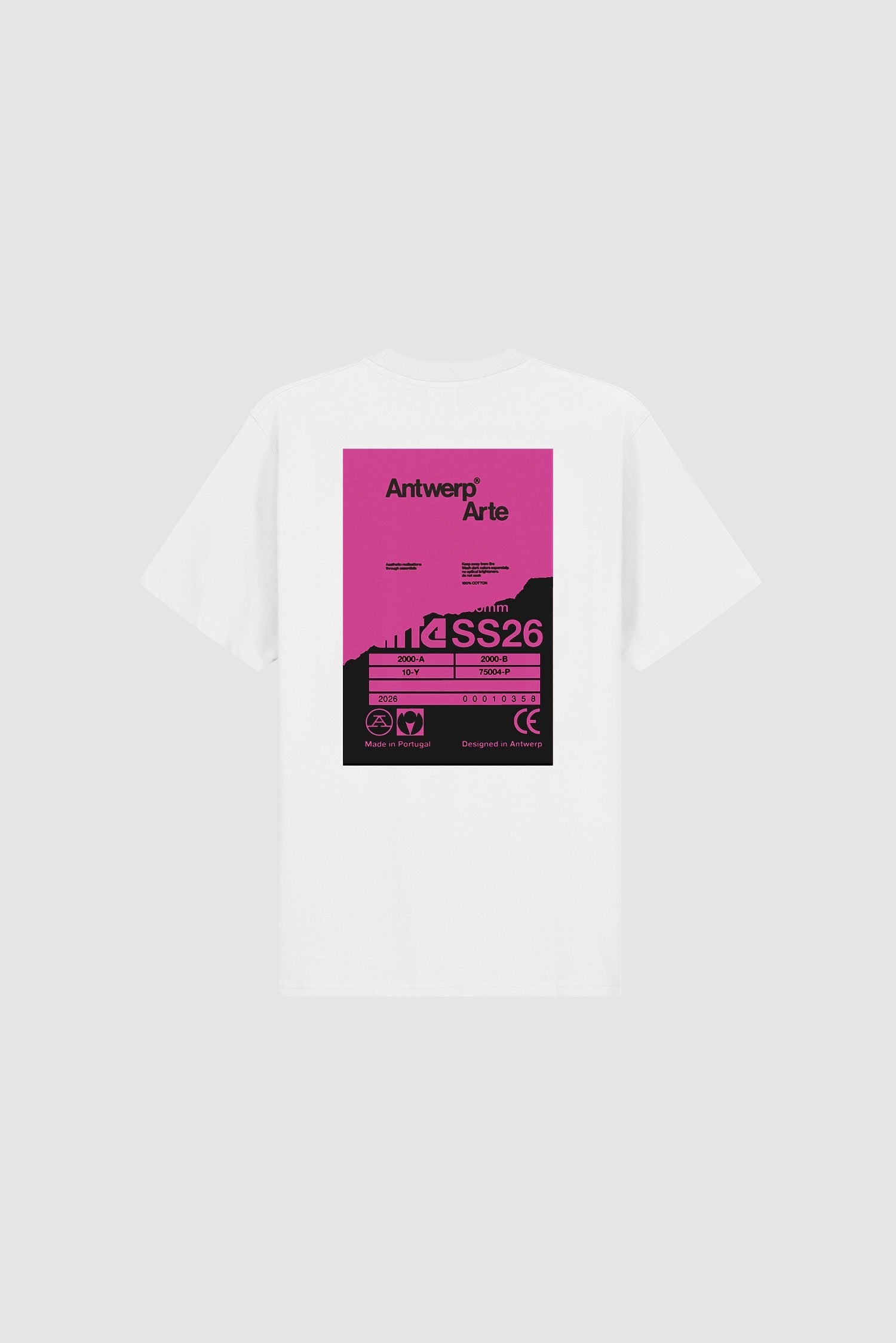 T-shirt Poster dos - Blanc