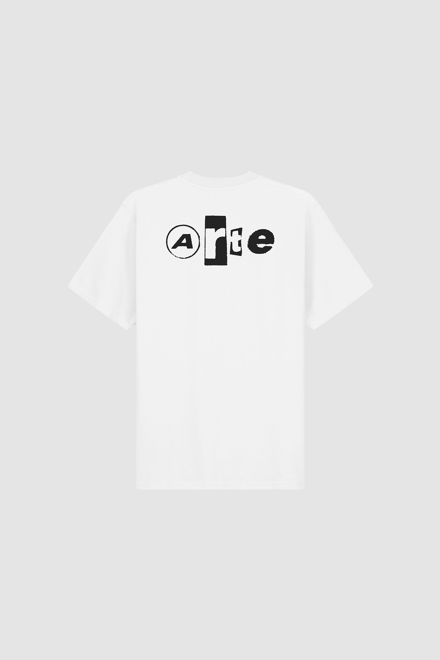 T-shirt Back Collage - Blanc