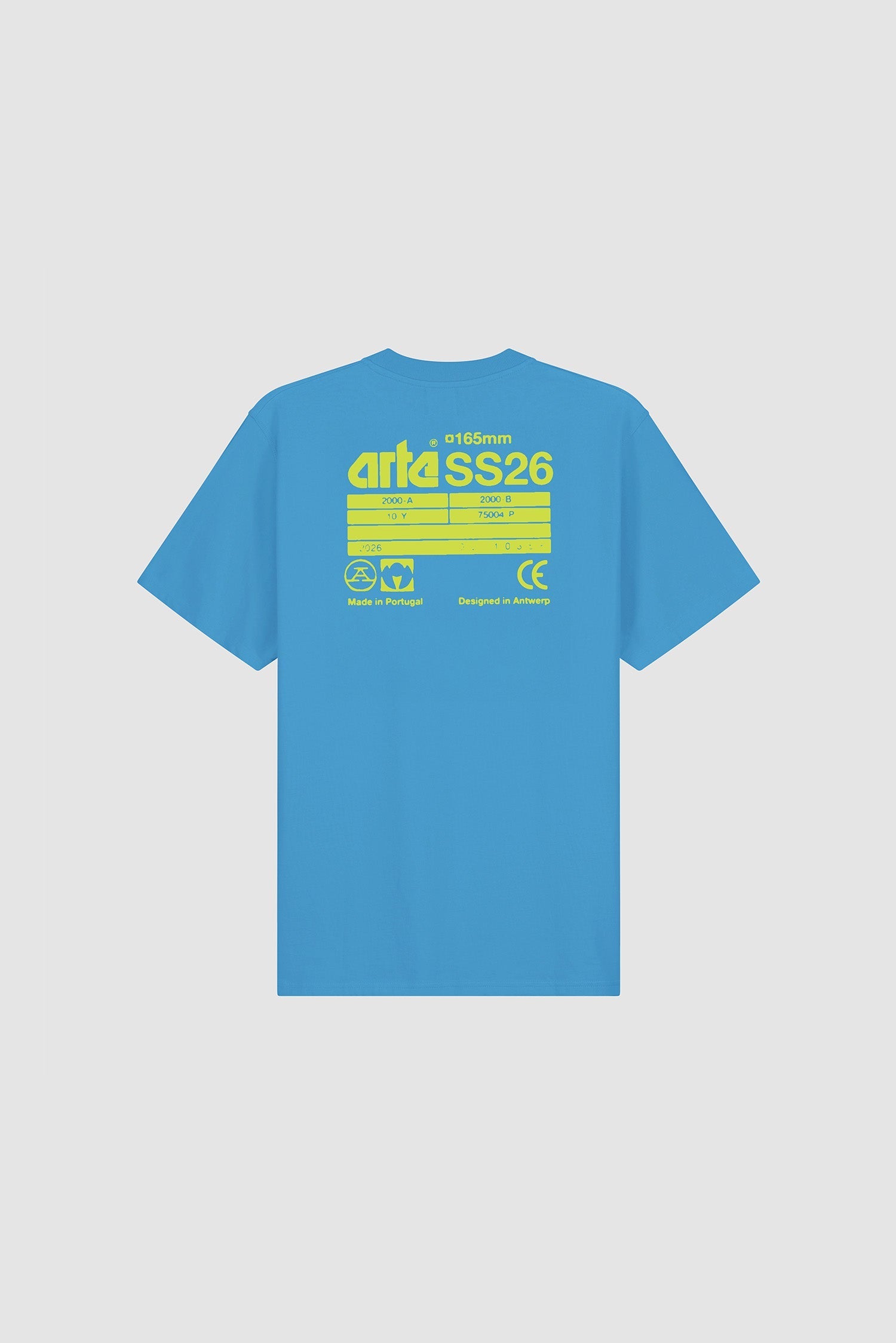 T-shirt SS26 Back - Bleu