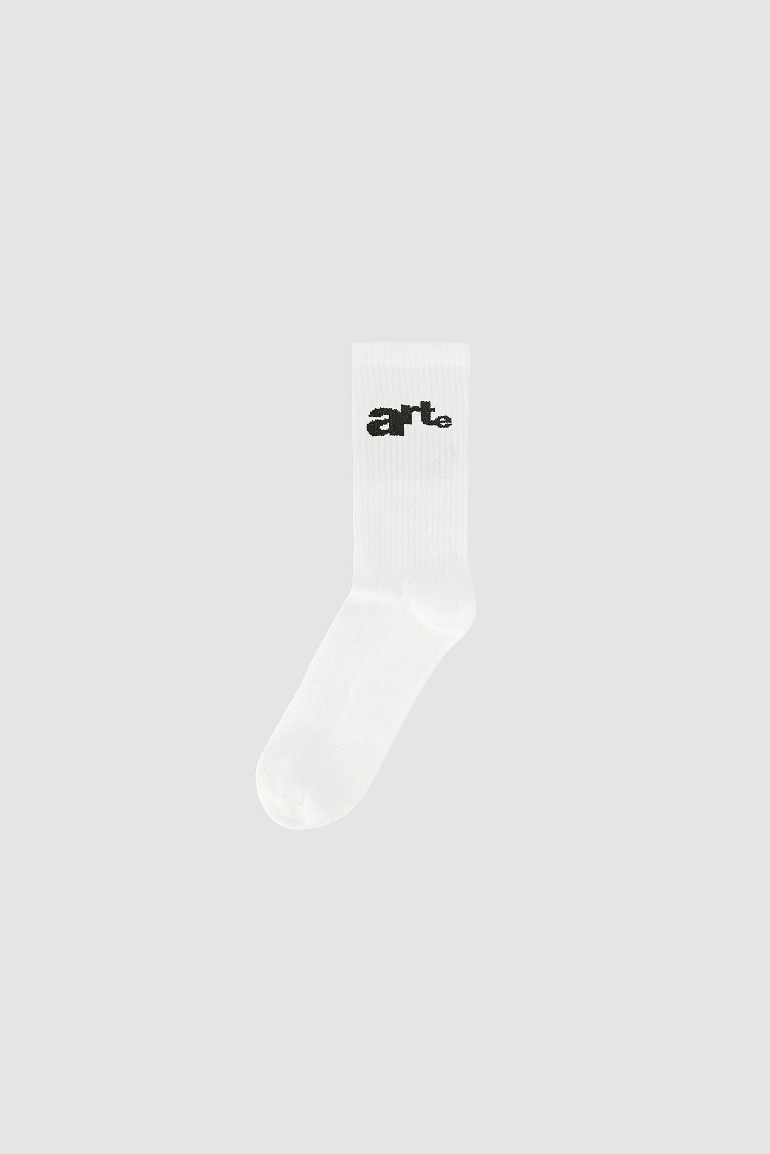 Chaussettes à grand logo - Blanc