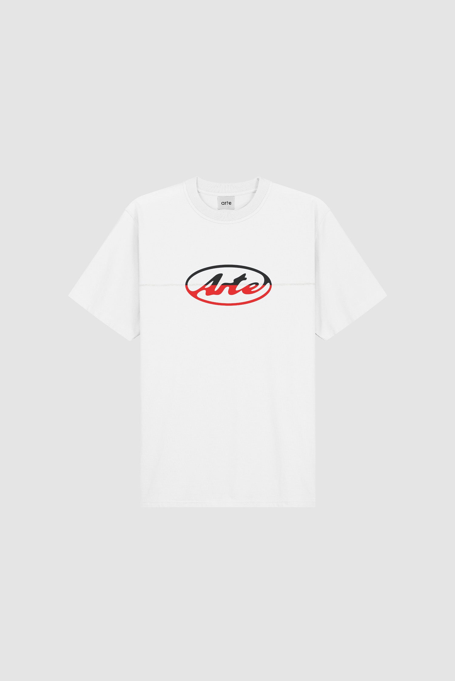 T-shirt avec logo cercle découpé - Blanc