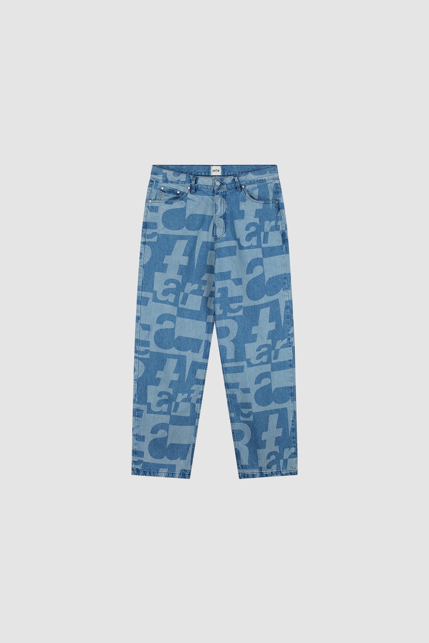 Pantalon en denim intégral - Denim brut