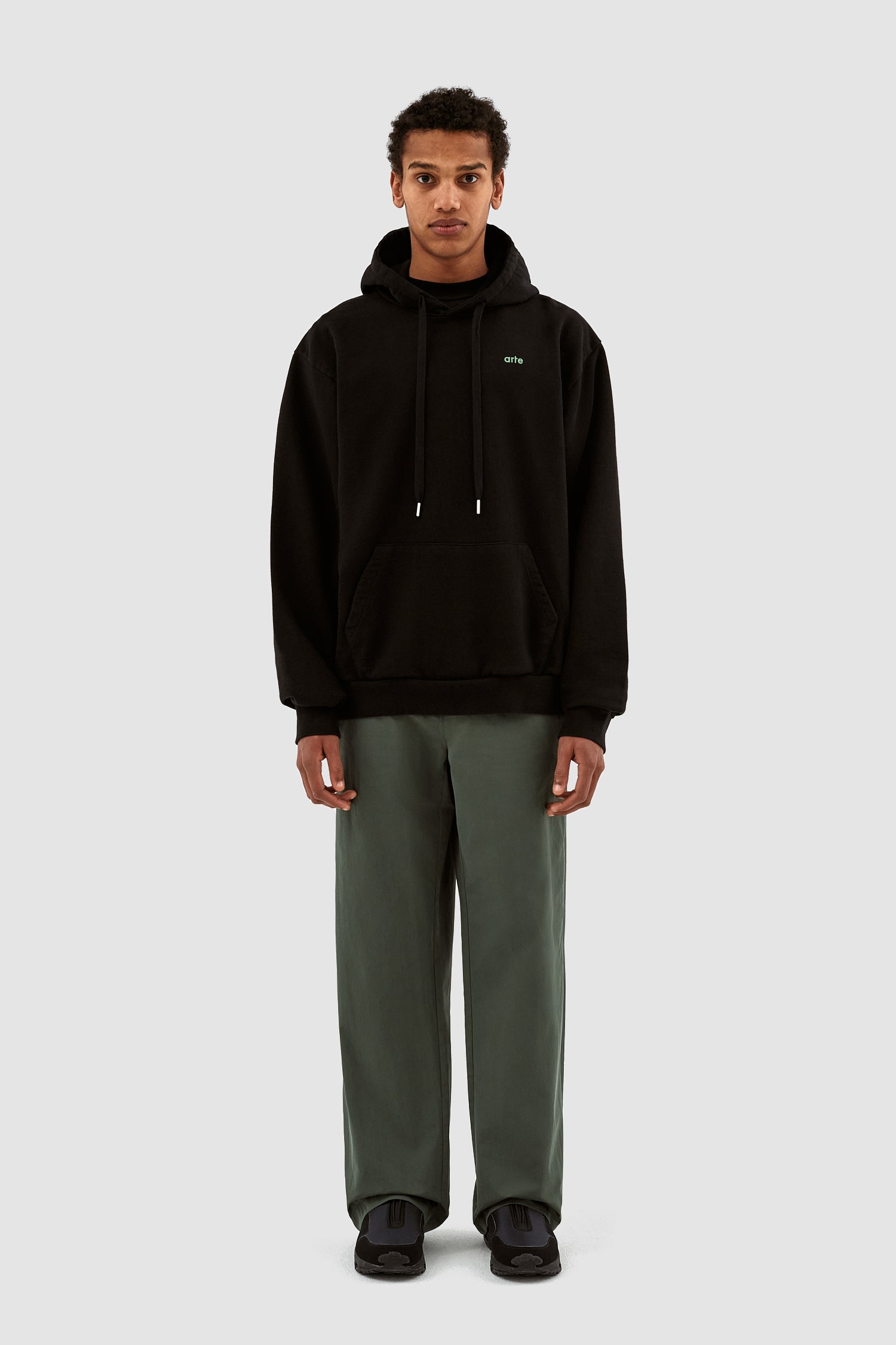 Harmon Back A Pixel Hoodie - Noir