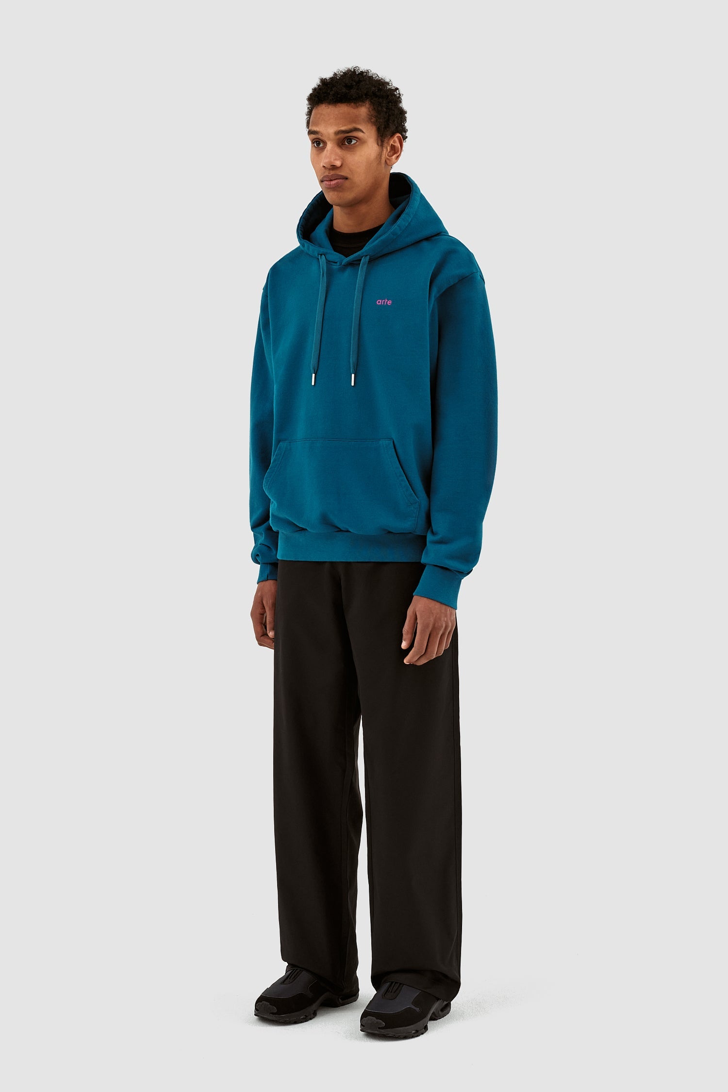 Sweat à capuche Harmon Back A Pixel - Blue Lagoon