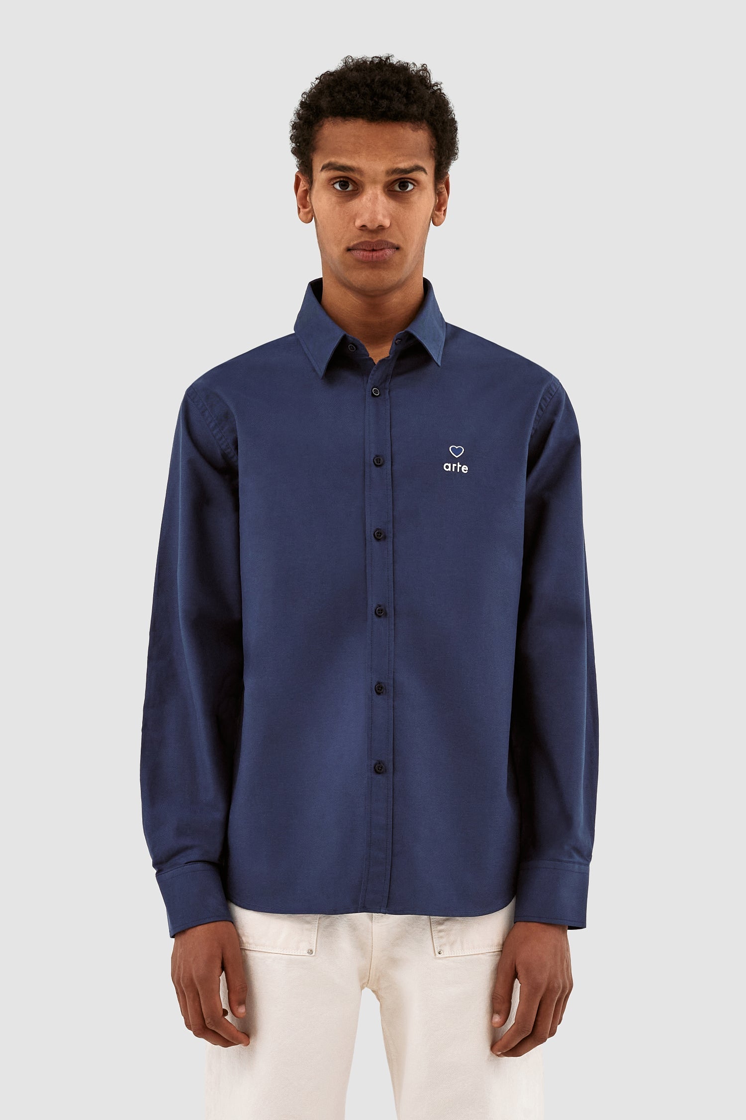 Chemise à écusson en forme de cœur Stockton - Marine