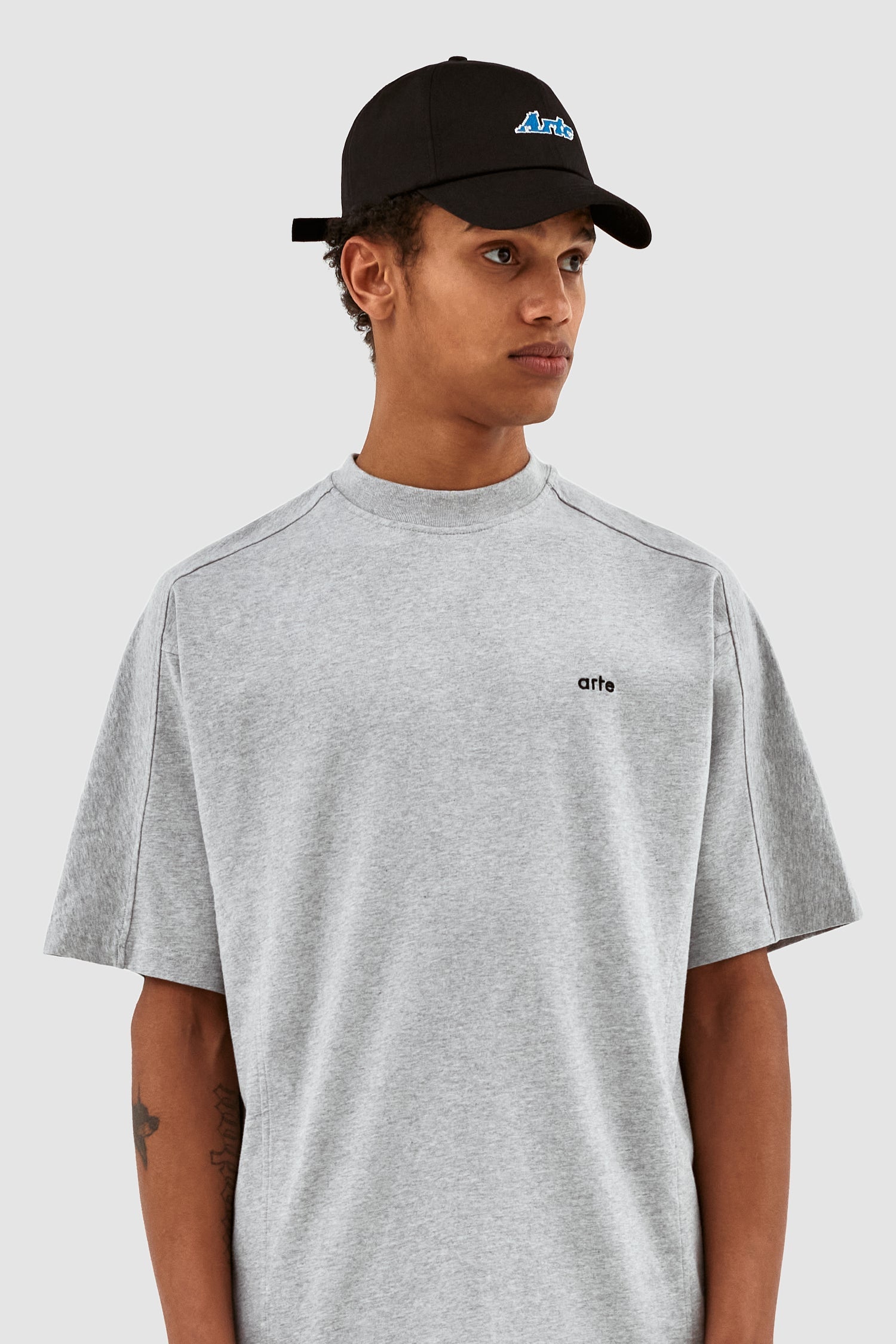Casquette Cedric avec logo - Noir