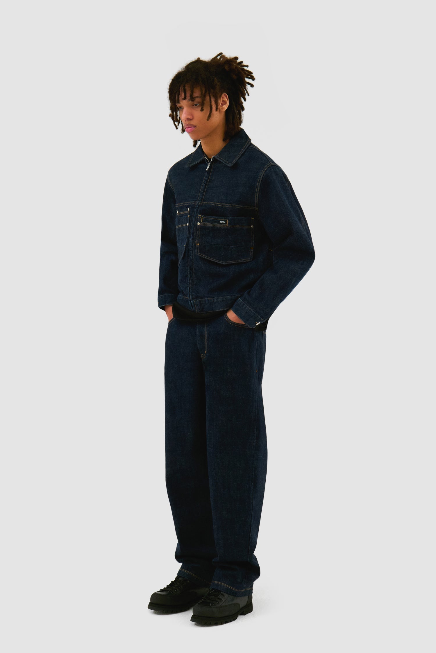 Veste en jean - Denim brut
