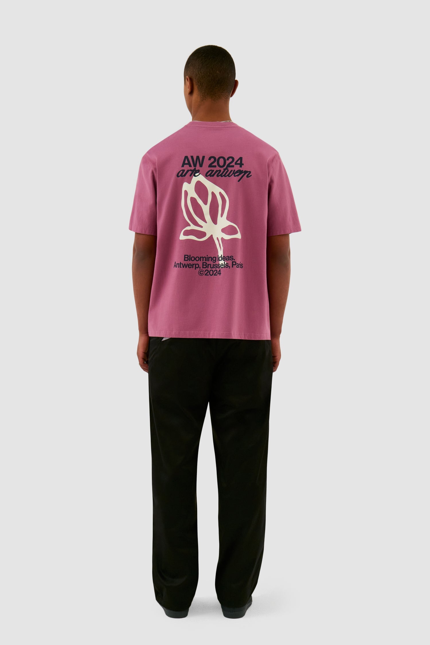T-shirt tulipe - Rose