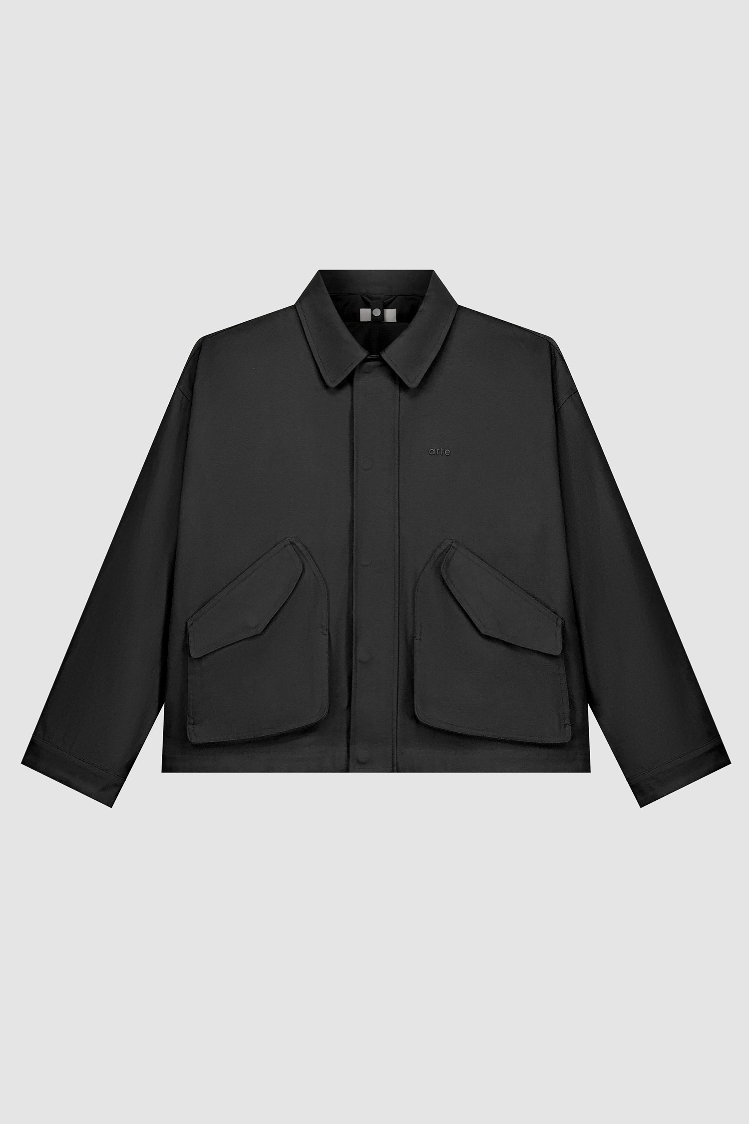 Veste à poches inclinées - Noir (défaut)