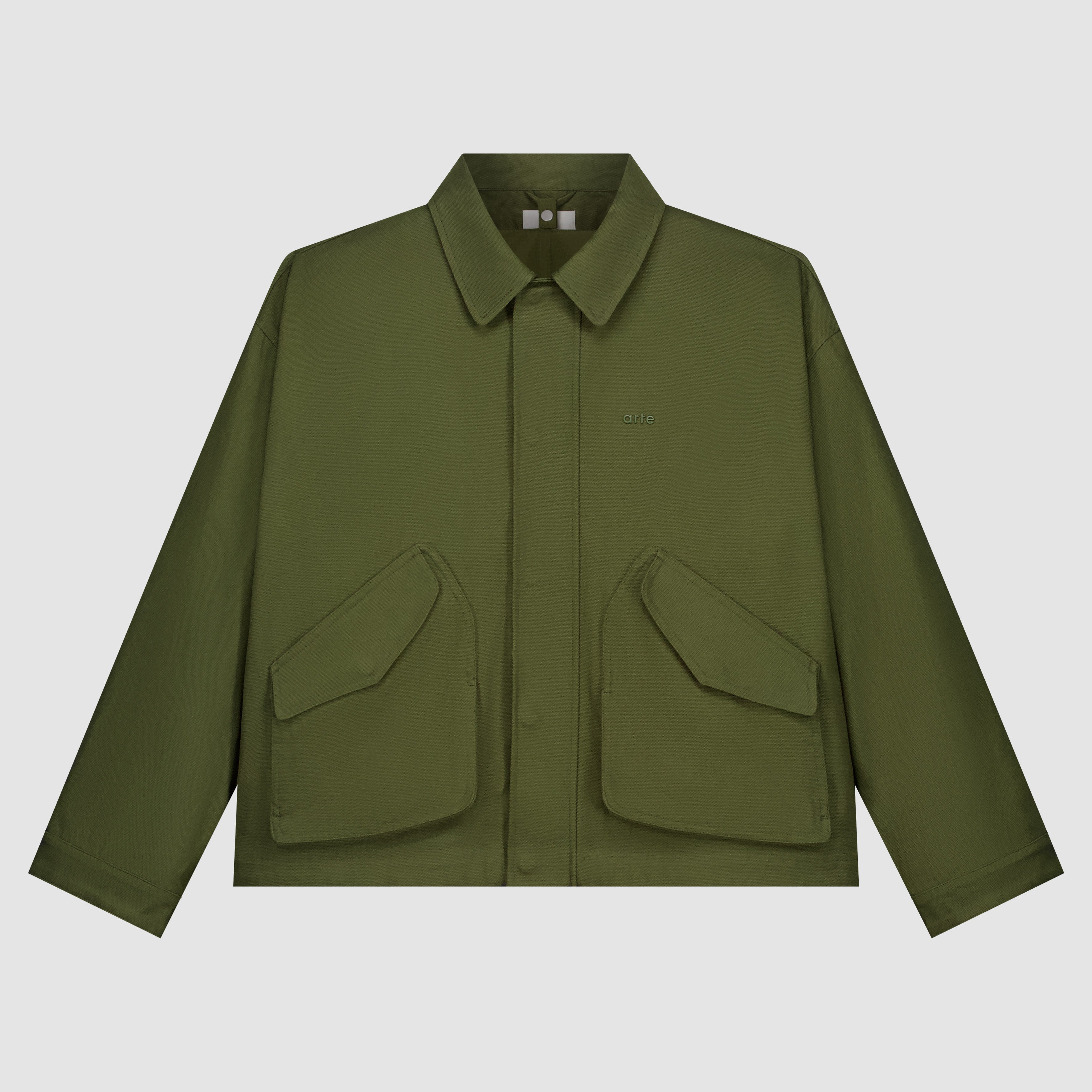 Veste à poches inclinées - Vert (défaut)
