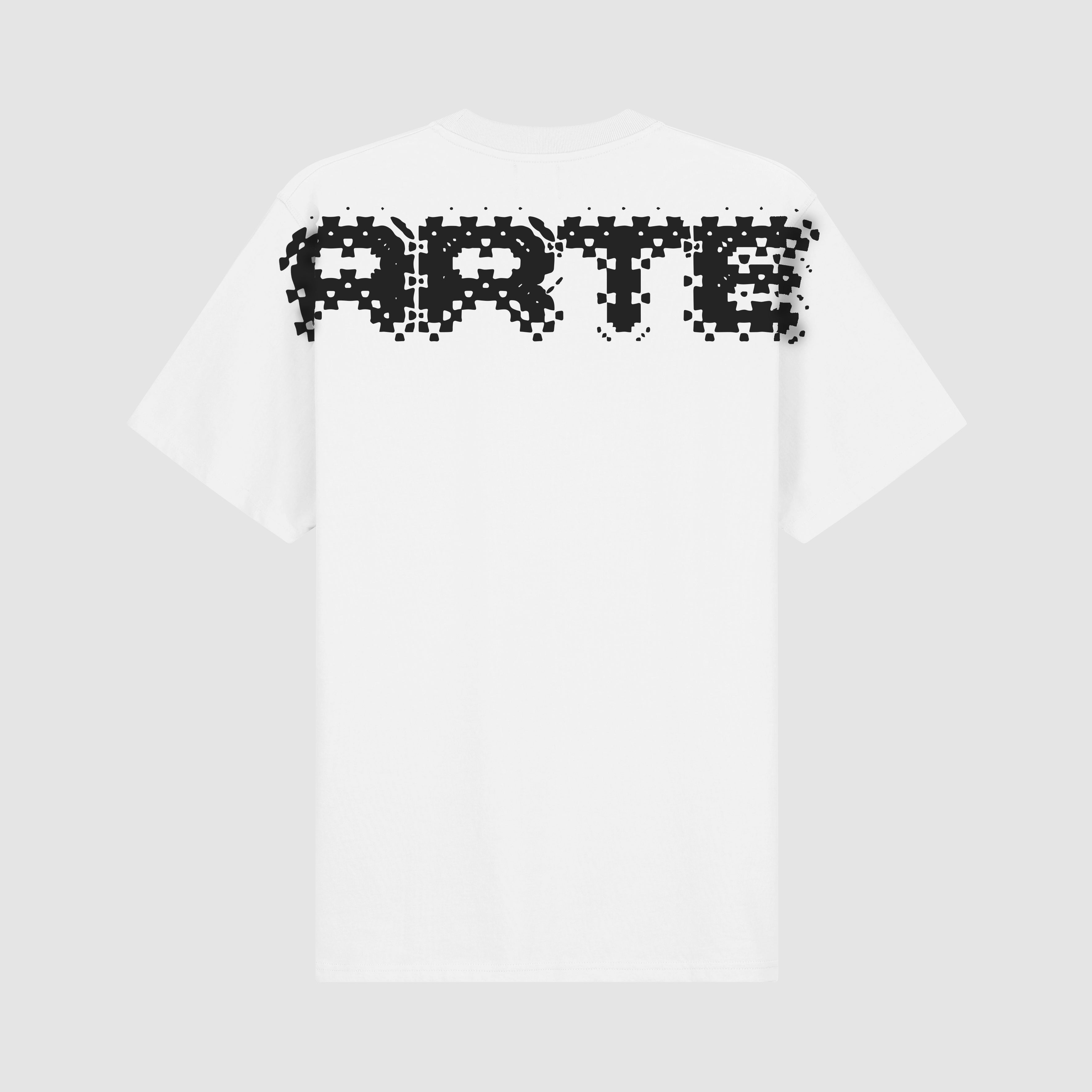 T-shirt Pixel Back - Blanc