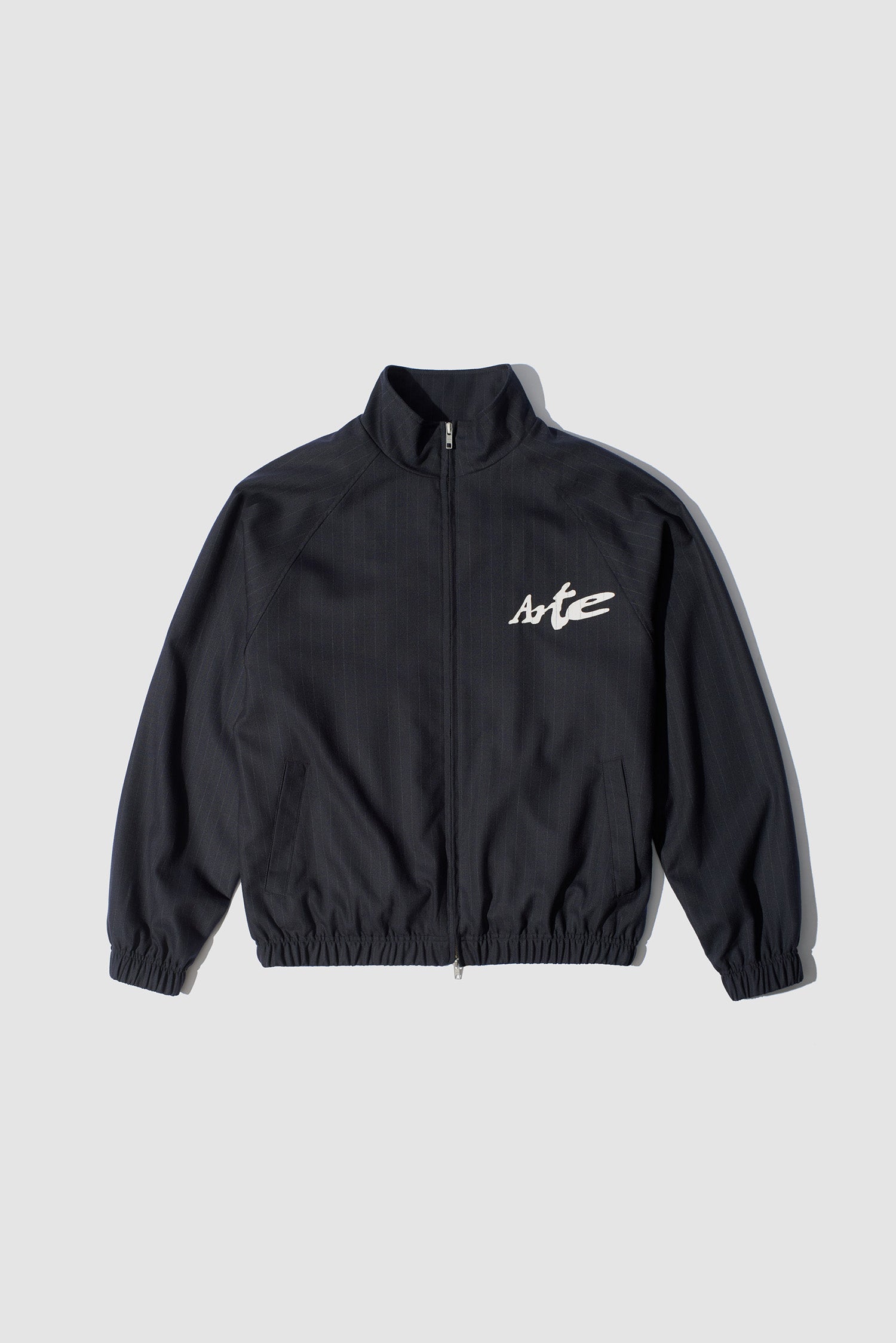 Veste de survêtement à fines rayures - Noir