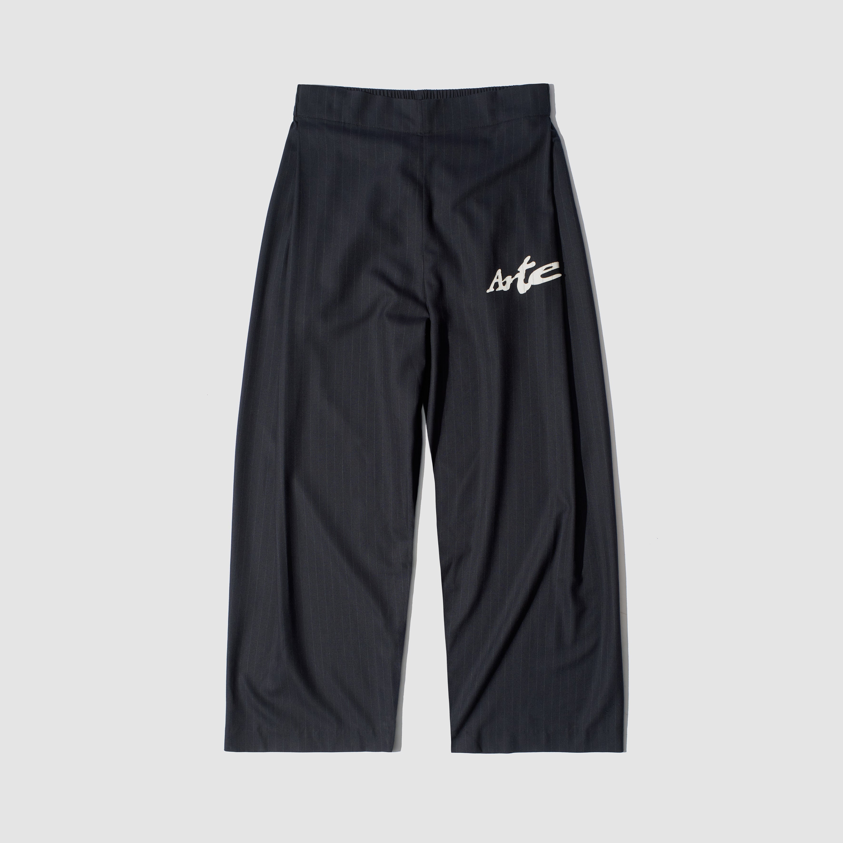 Pantalon de survêtement à fines rayures - Noir