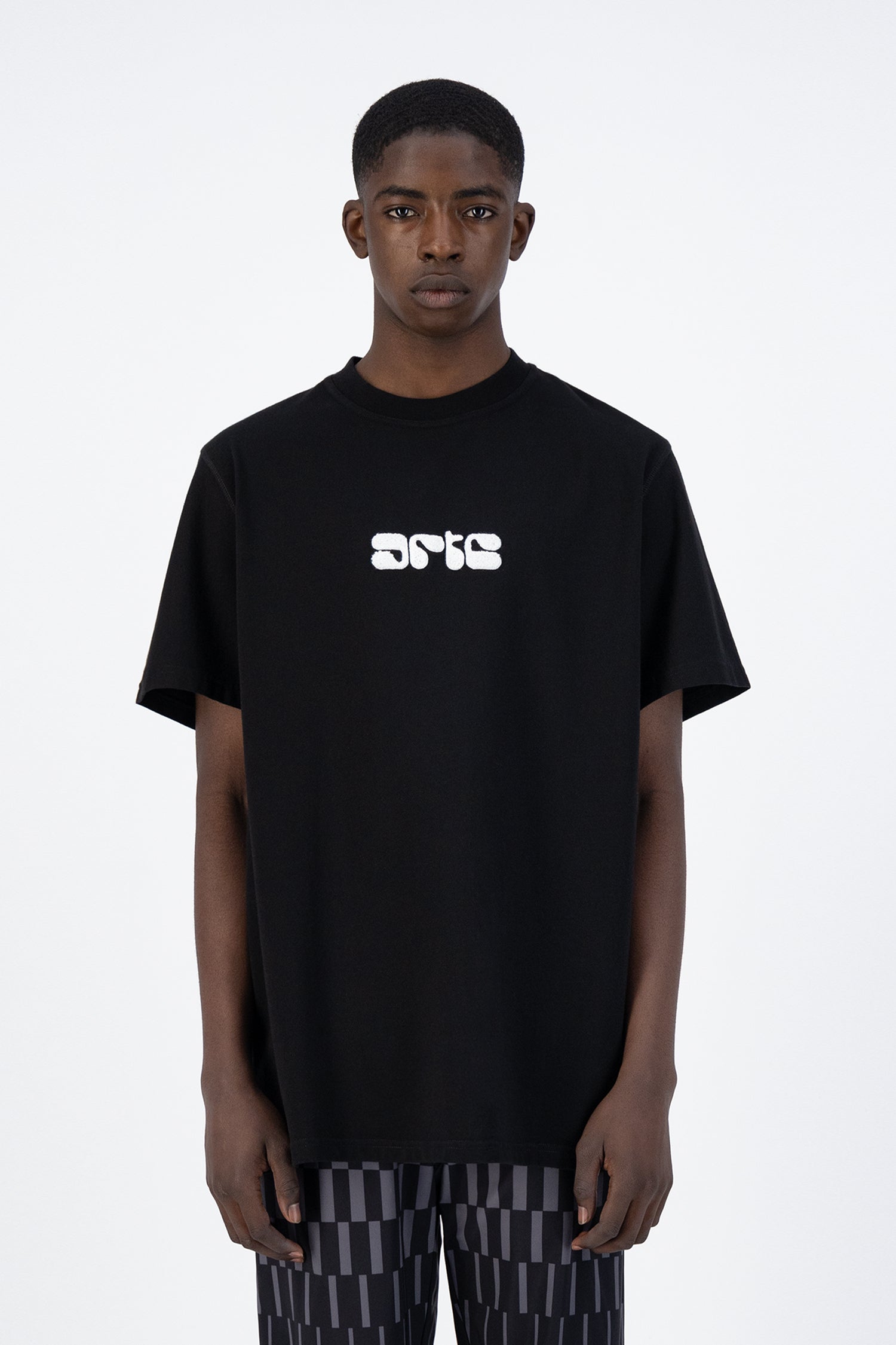 T-shirt avec logo Tzara Reban - Noir