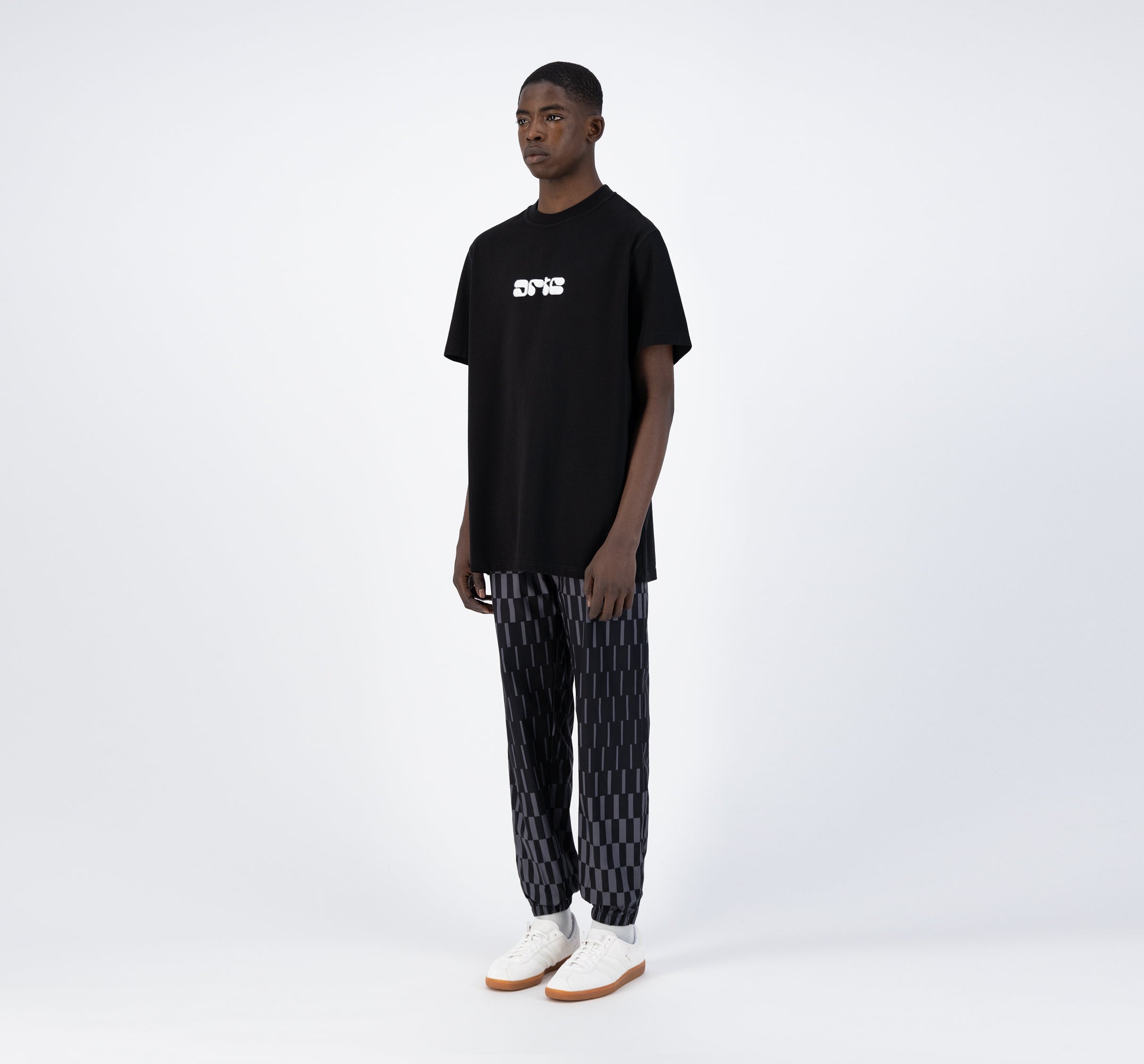 T-shirt avec logo Tzara Reban - Noir