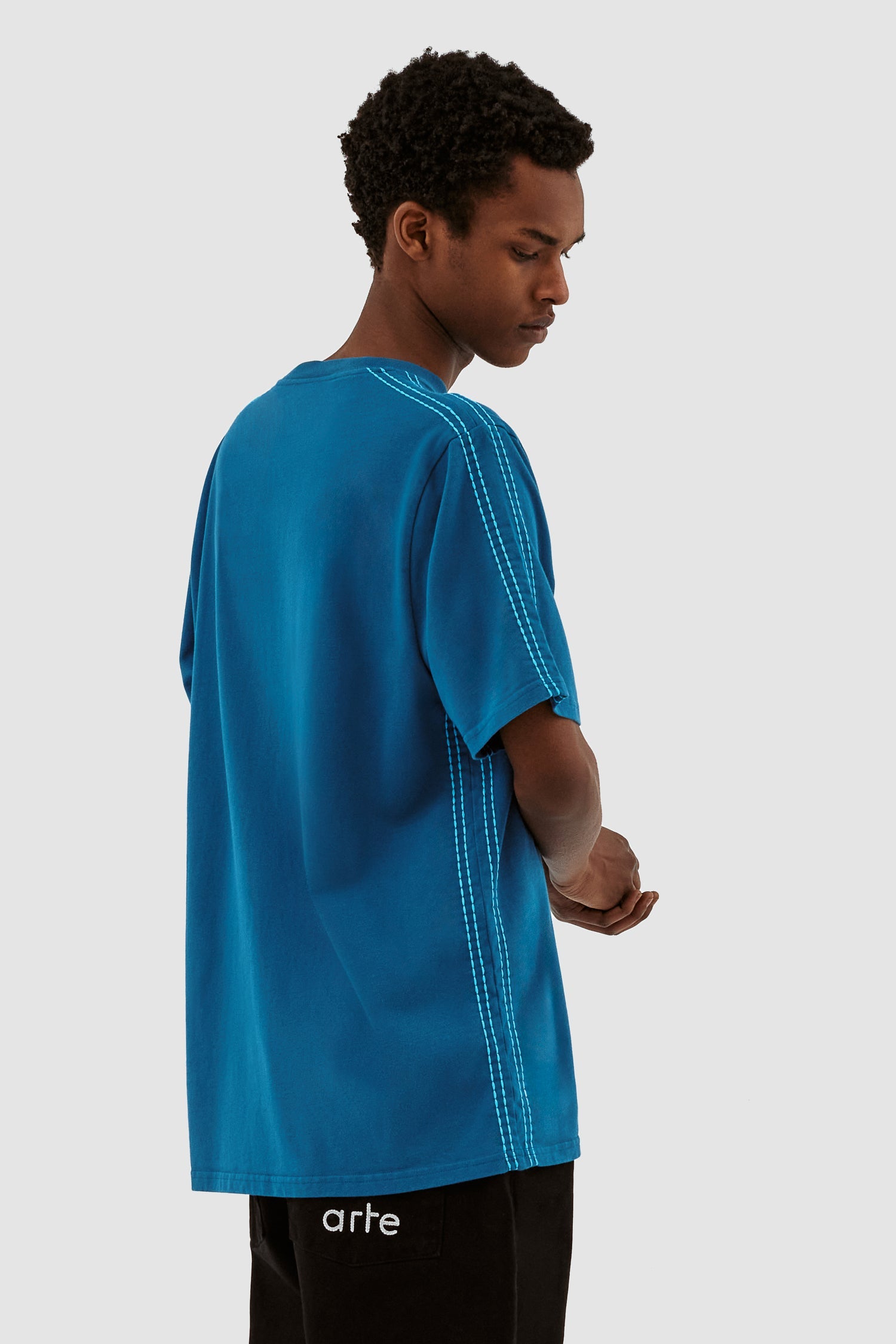 Chemise à manches détaillées Trevor - Bleu