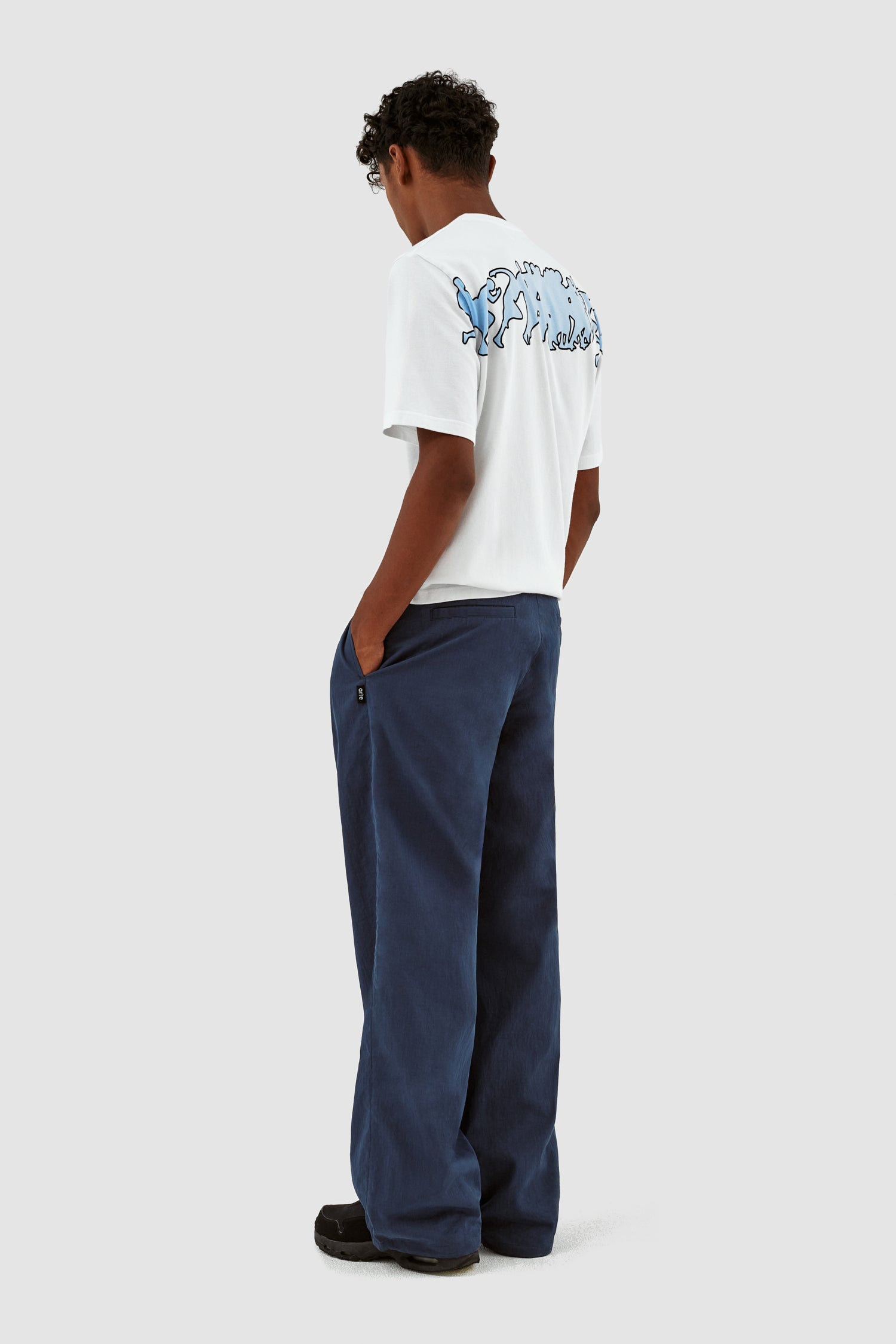 Pantalon à cordon de serrage Peter - Marine