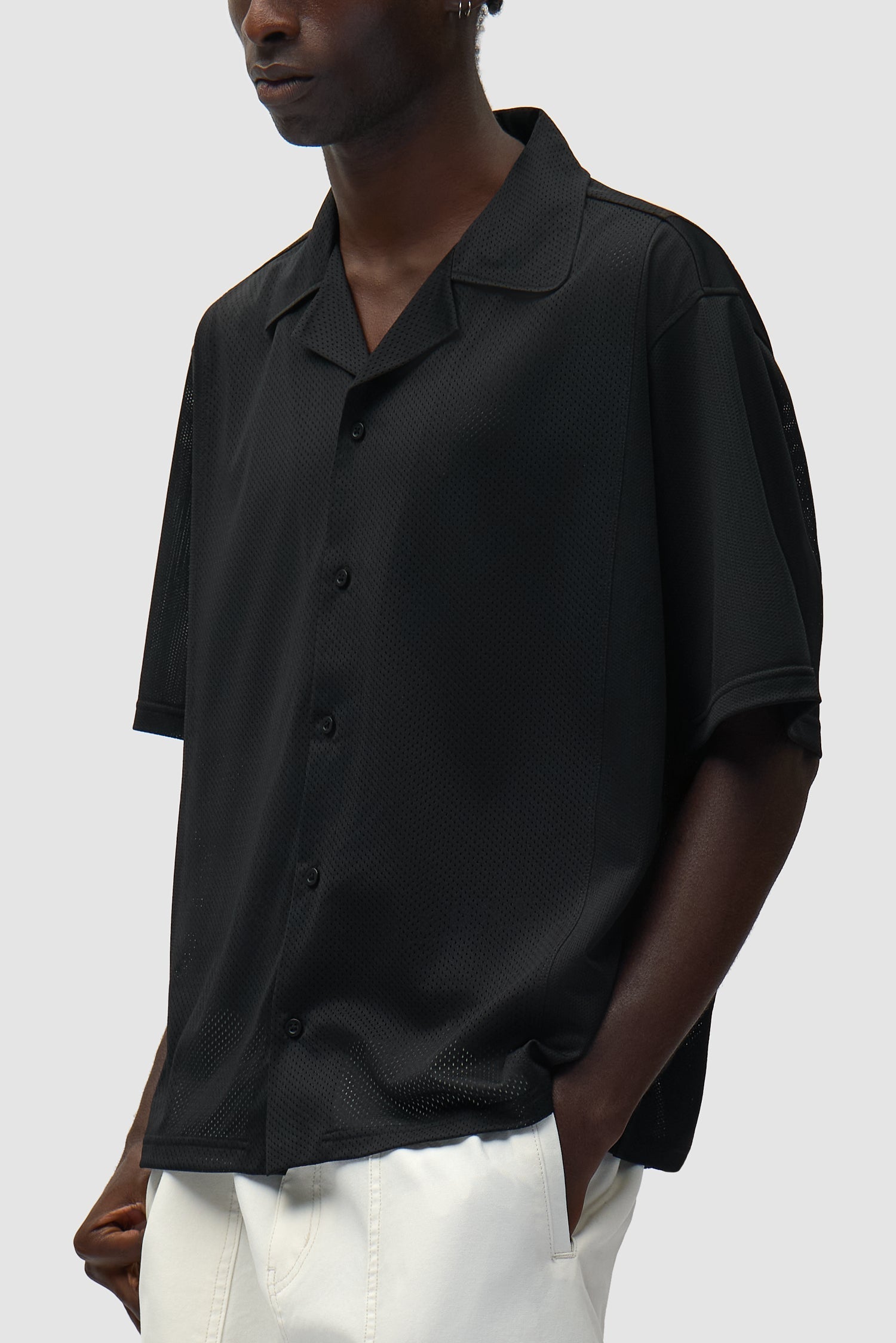 Chemise en maille - Noir