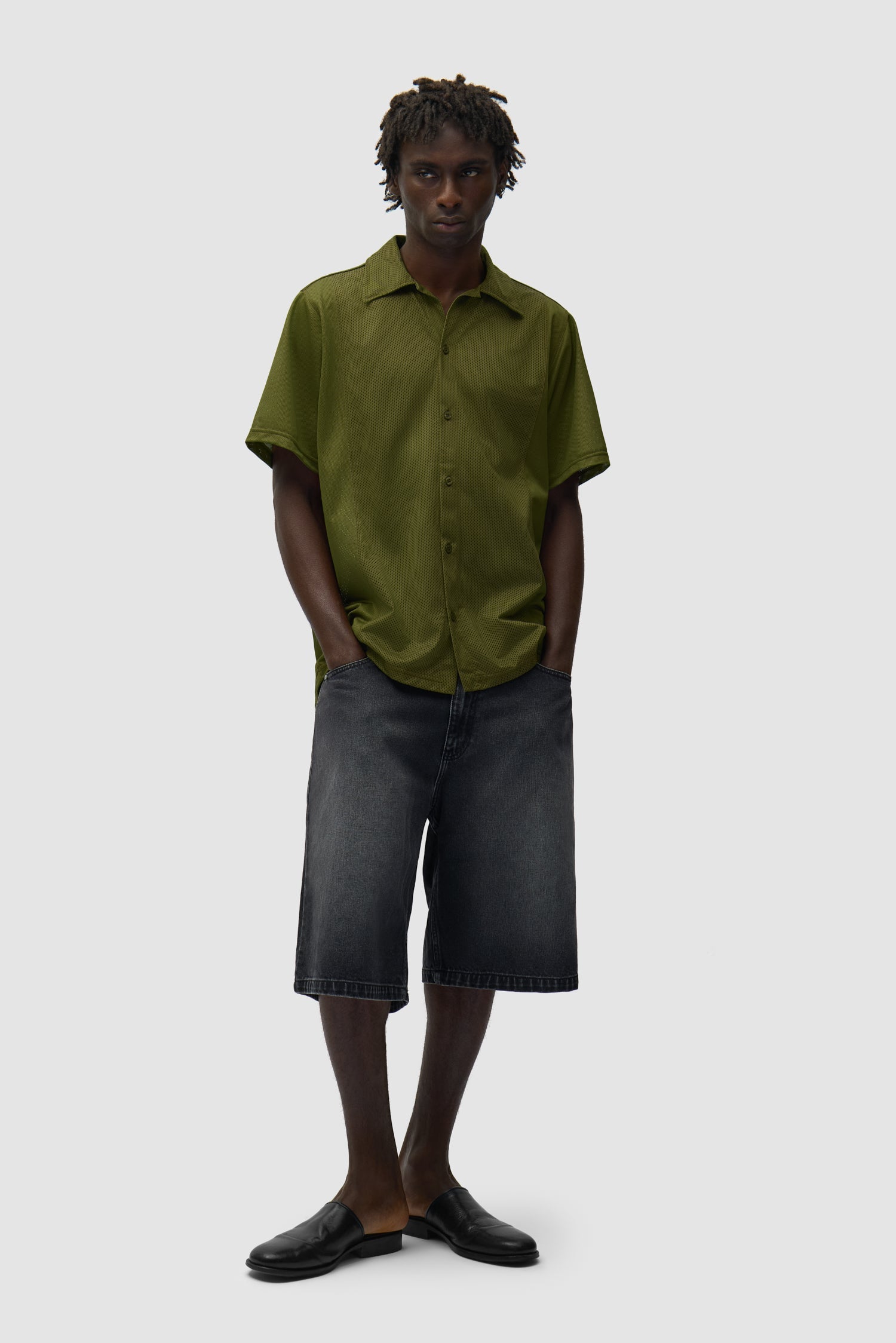 Chemise en maille - Vert