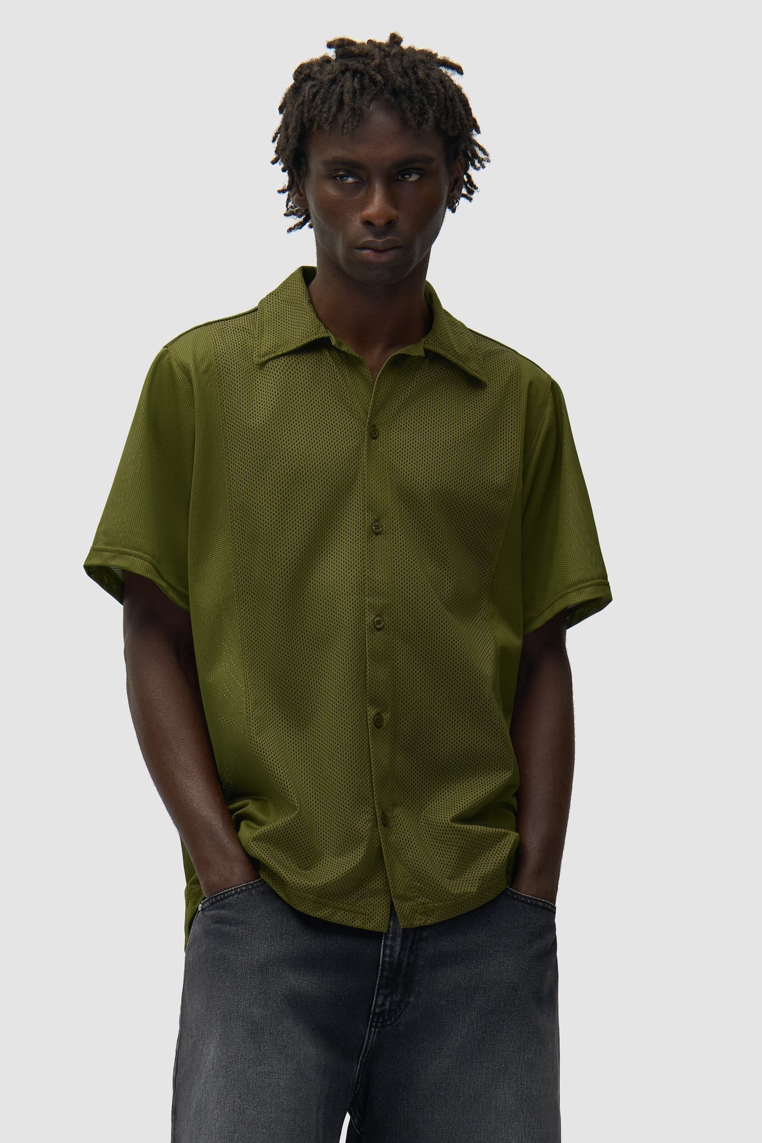 Chemise en maille - Vert