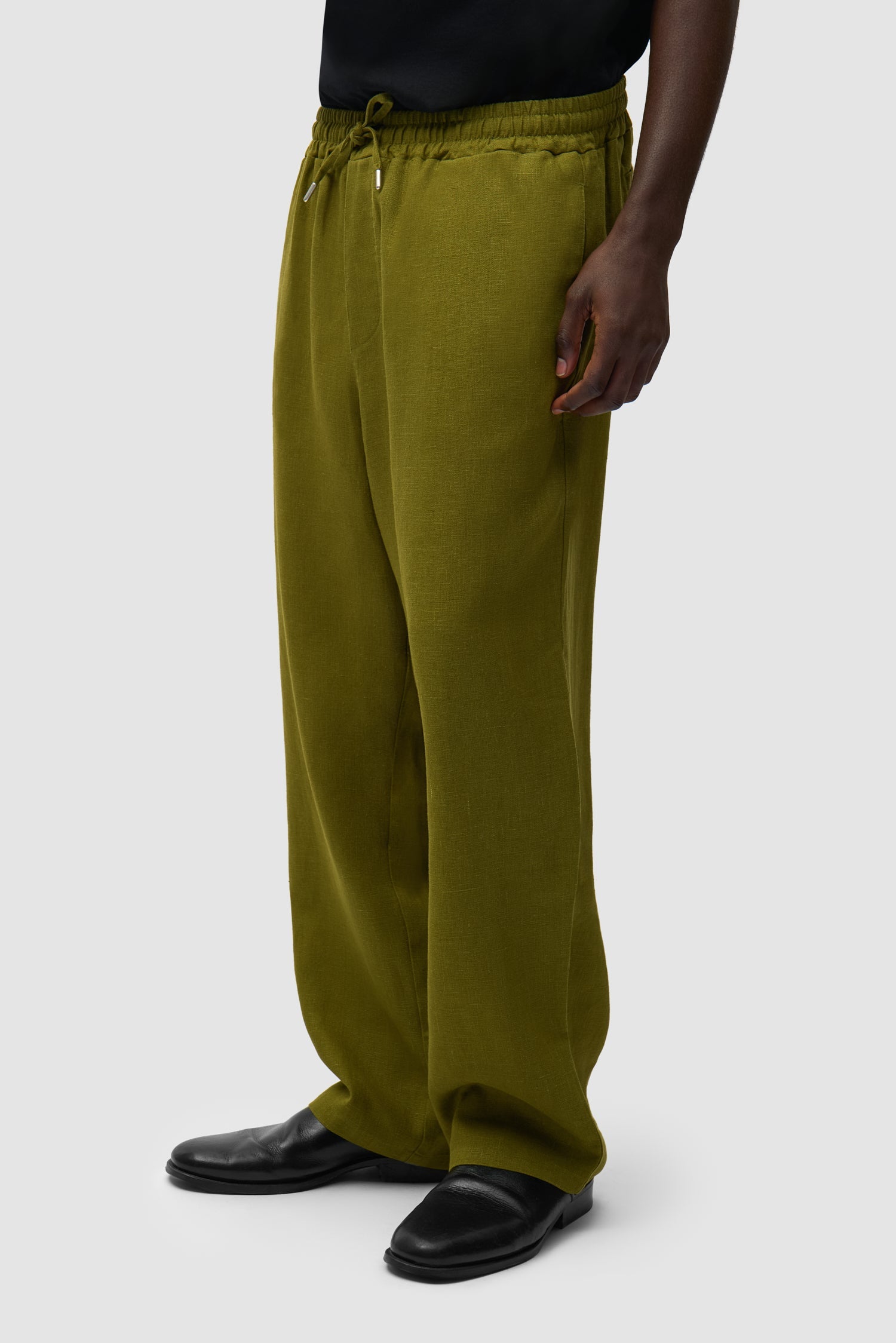 Pantalon en lin - Vert