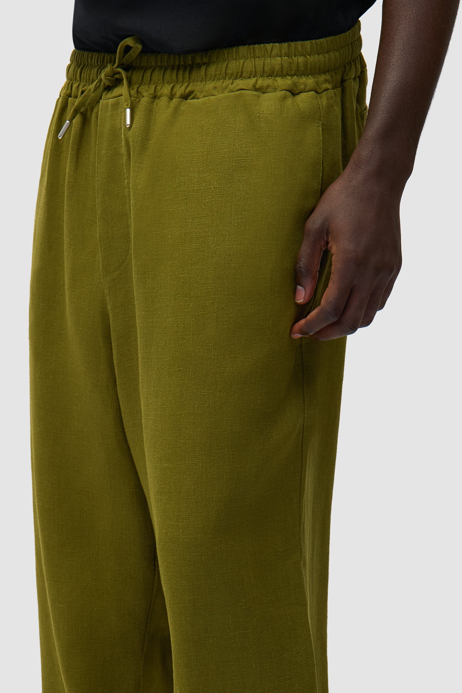 Pantalon en lin - Vert
