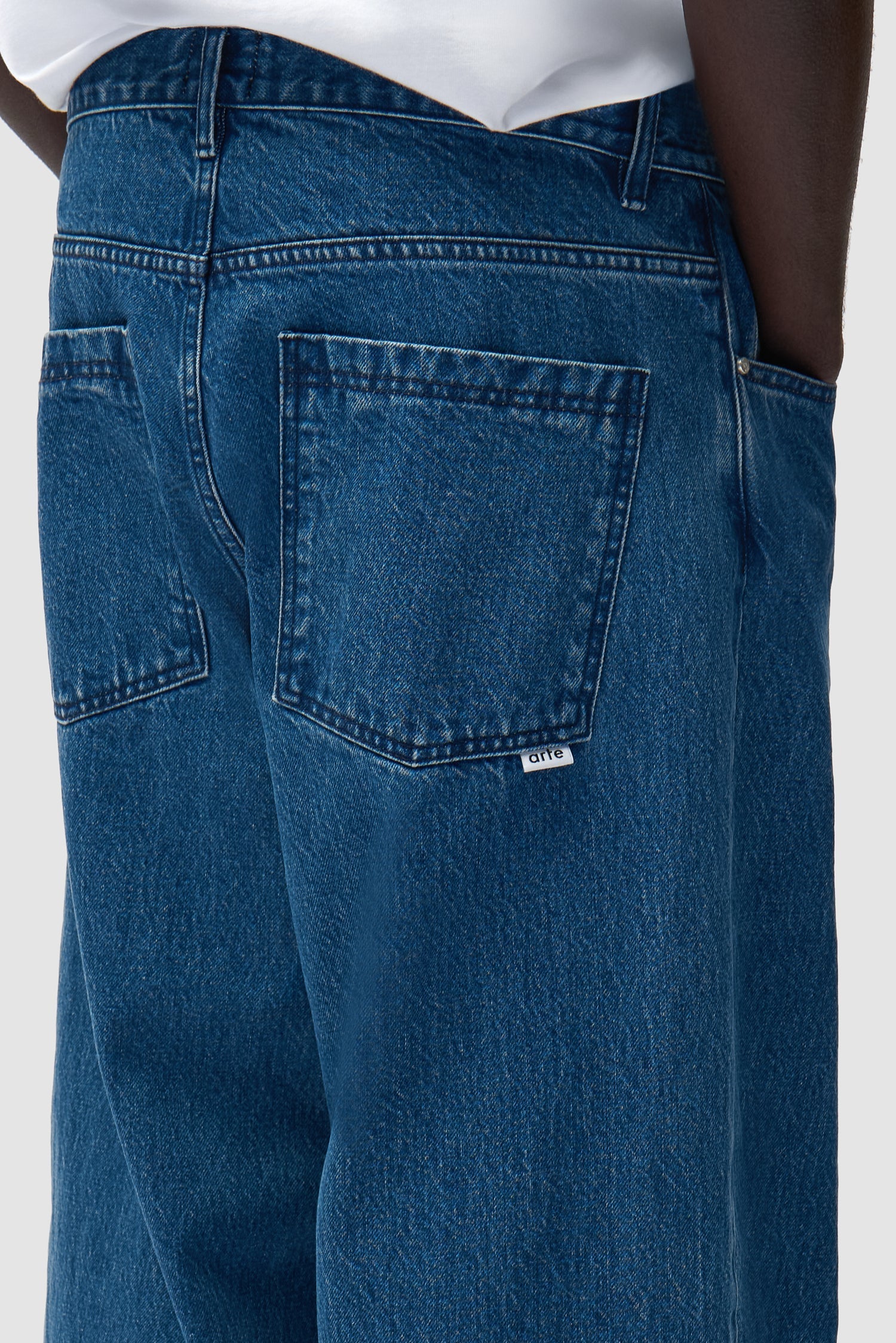 Pantalon baggy - Denim brut