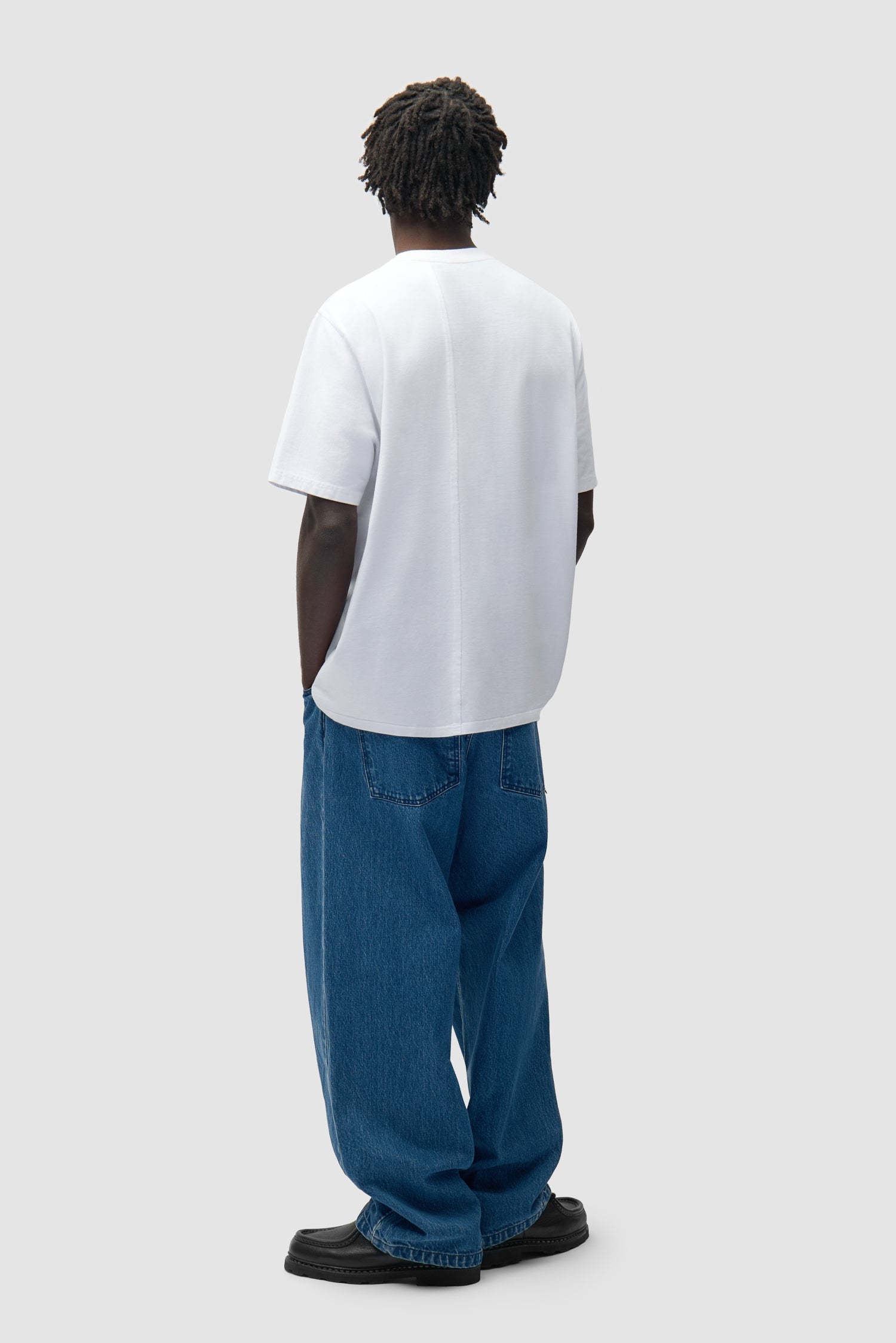 Pantalon baggy - Denim brut