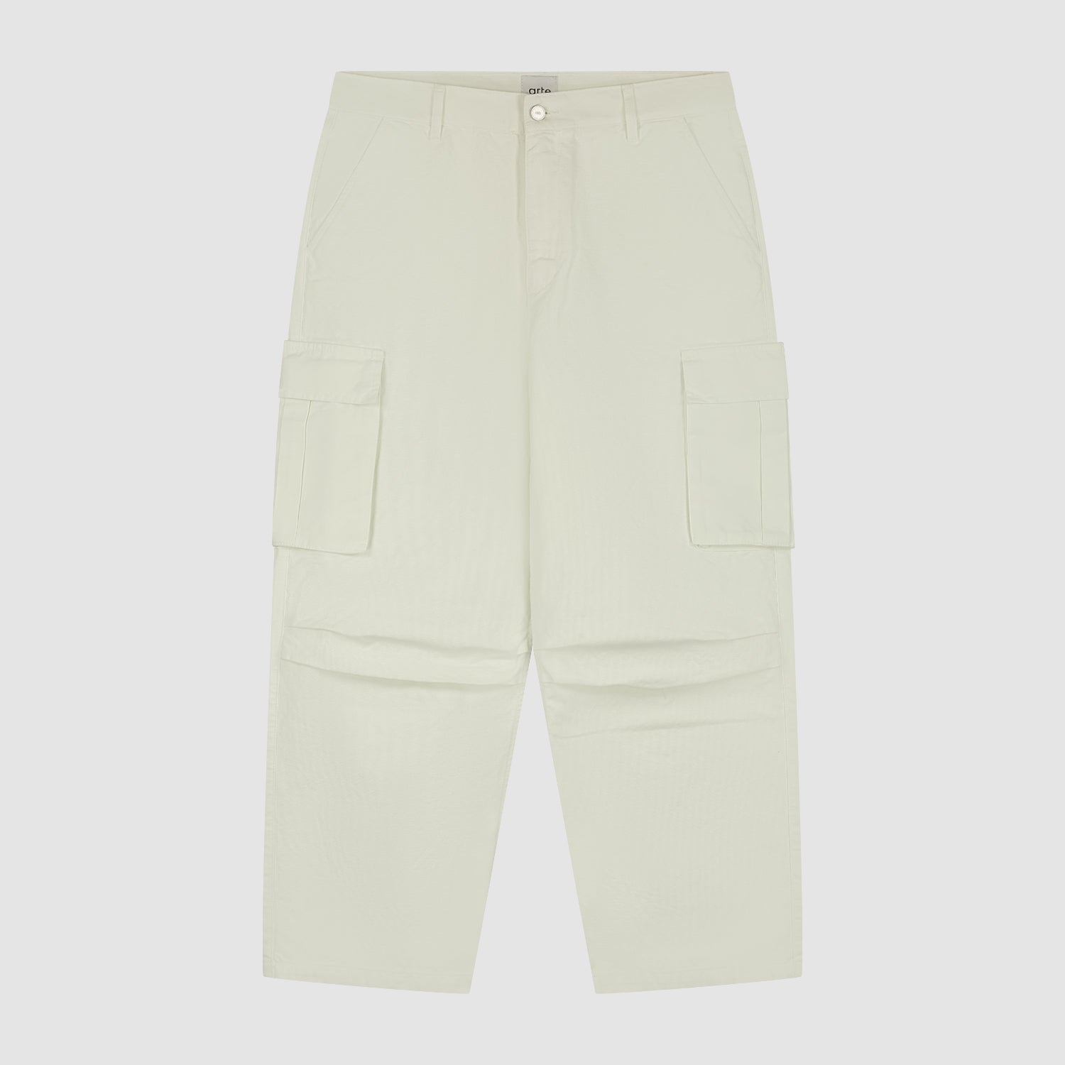 Pantalon cargo en ribstop - Crème