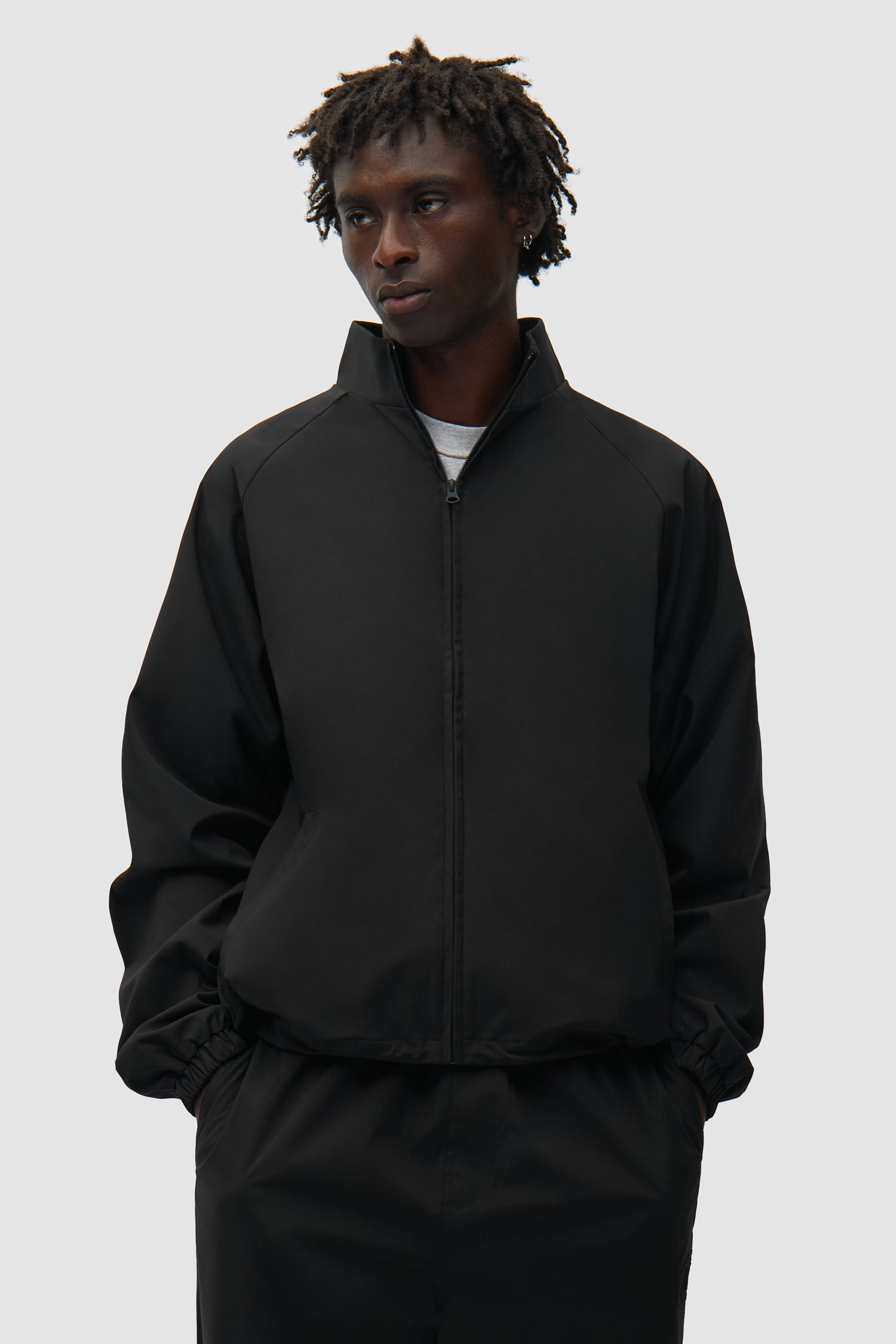 Veste de survêtement de marque - Noir