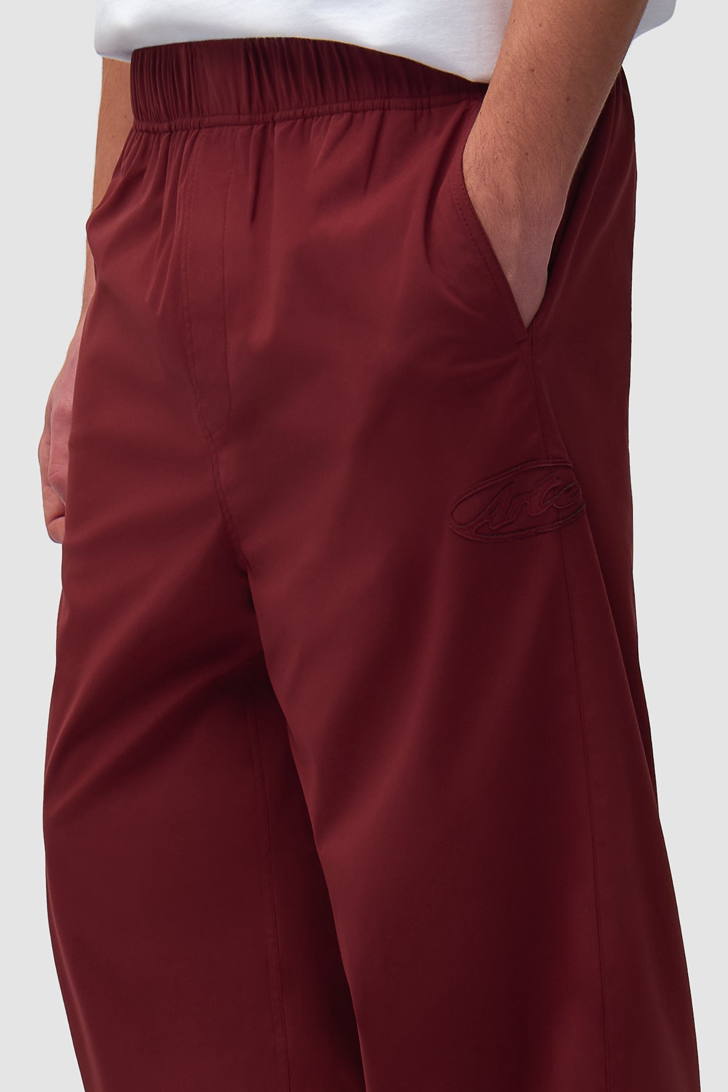 Pantalon de survêtement de marque - Bordeaux