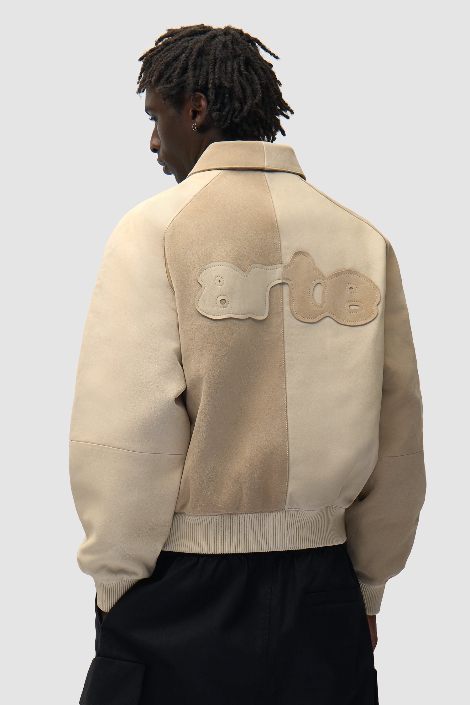 Veste multi cuir - Crème