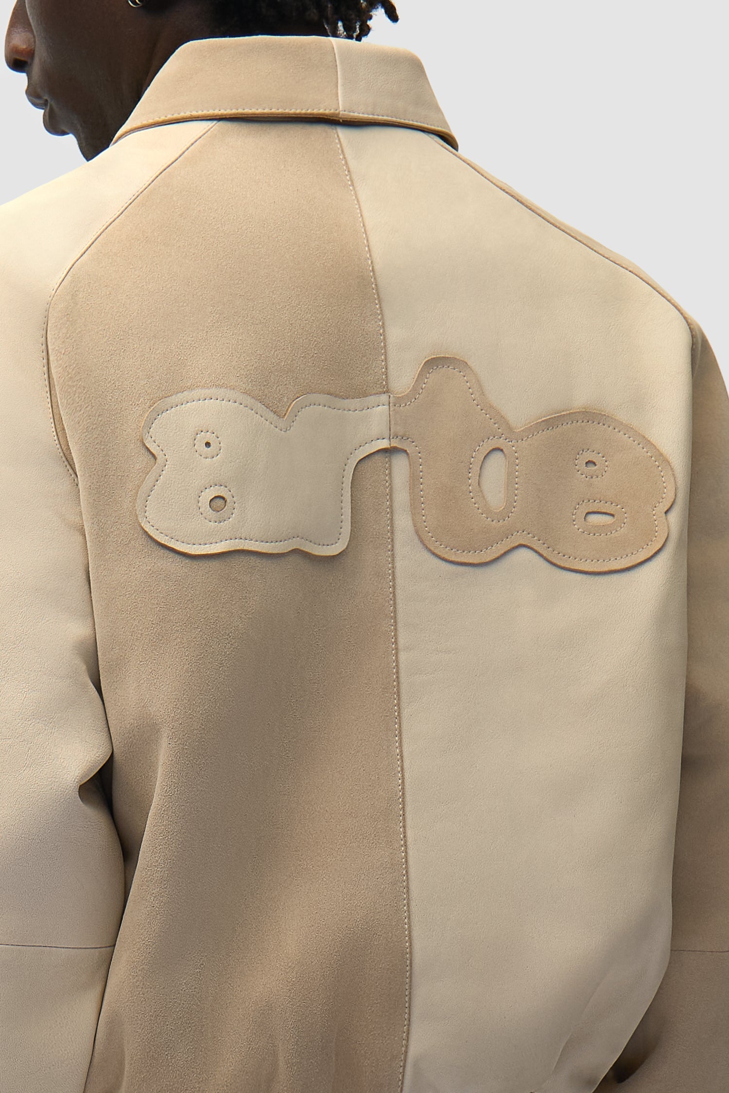 Veste multi cuir - Crème