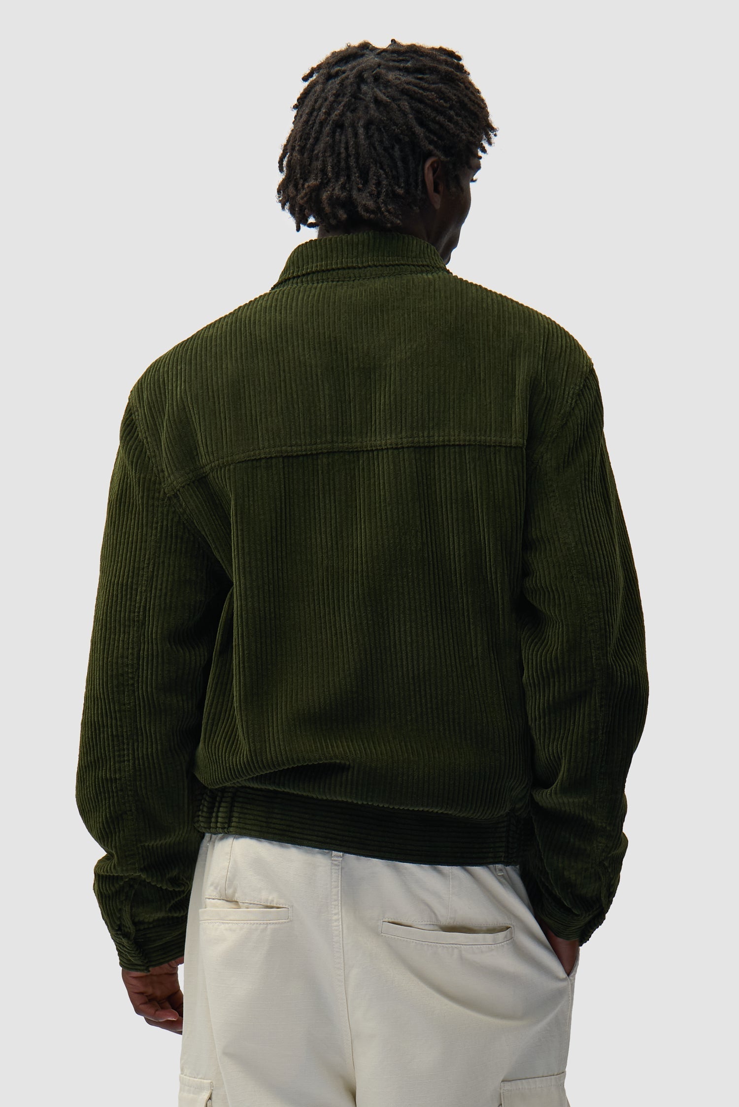 Veste en velours côtelé - Vert