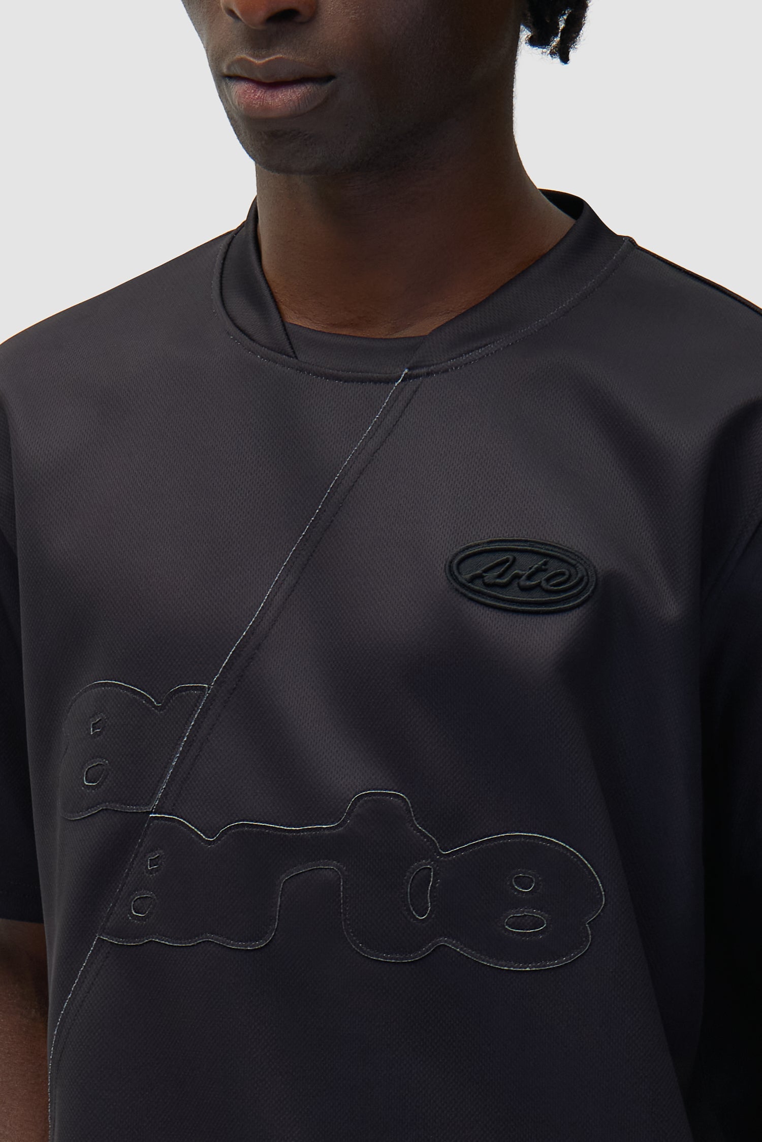 T-shirt de football - Noir