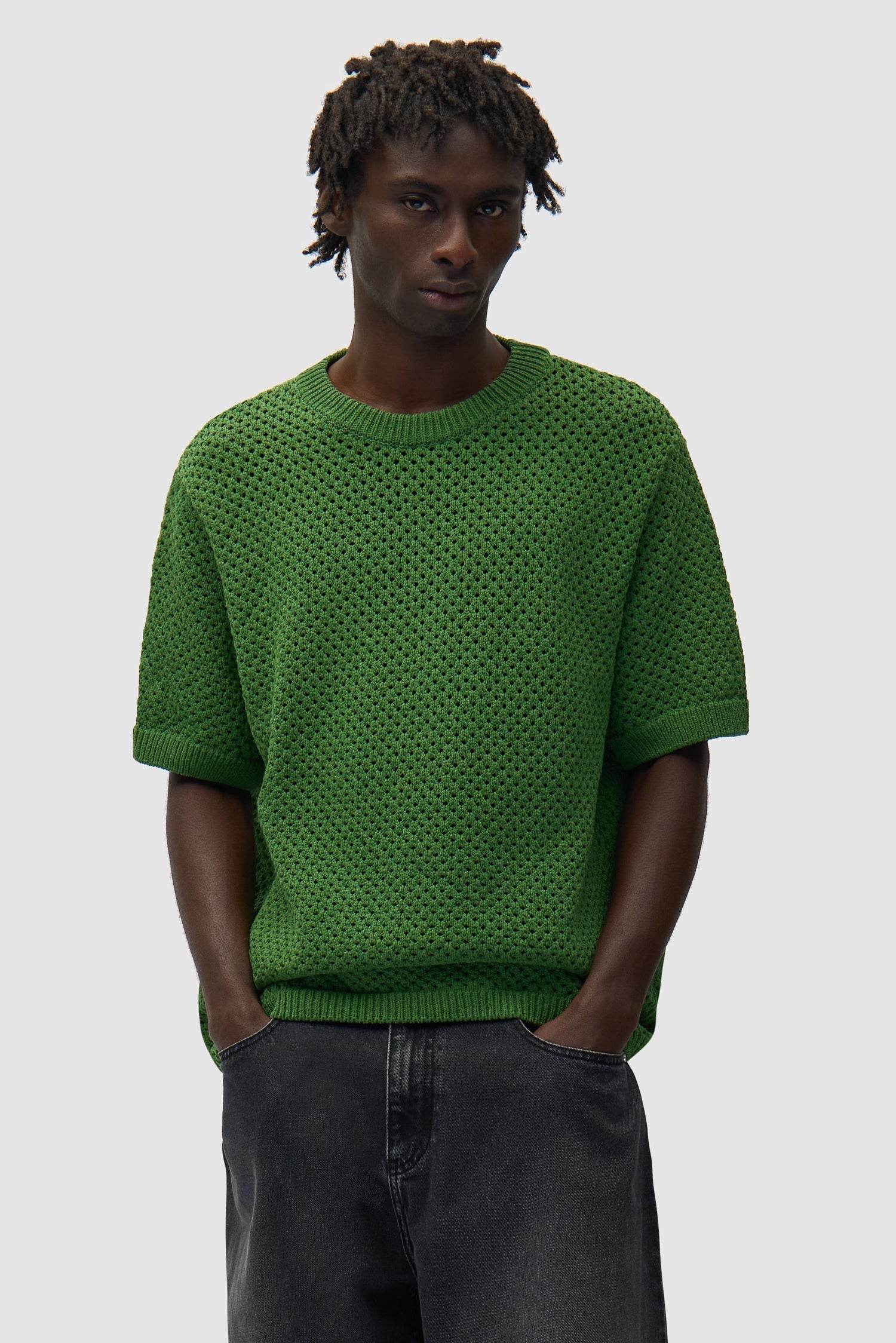 T-shirt au crochet - Vert
